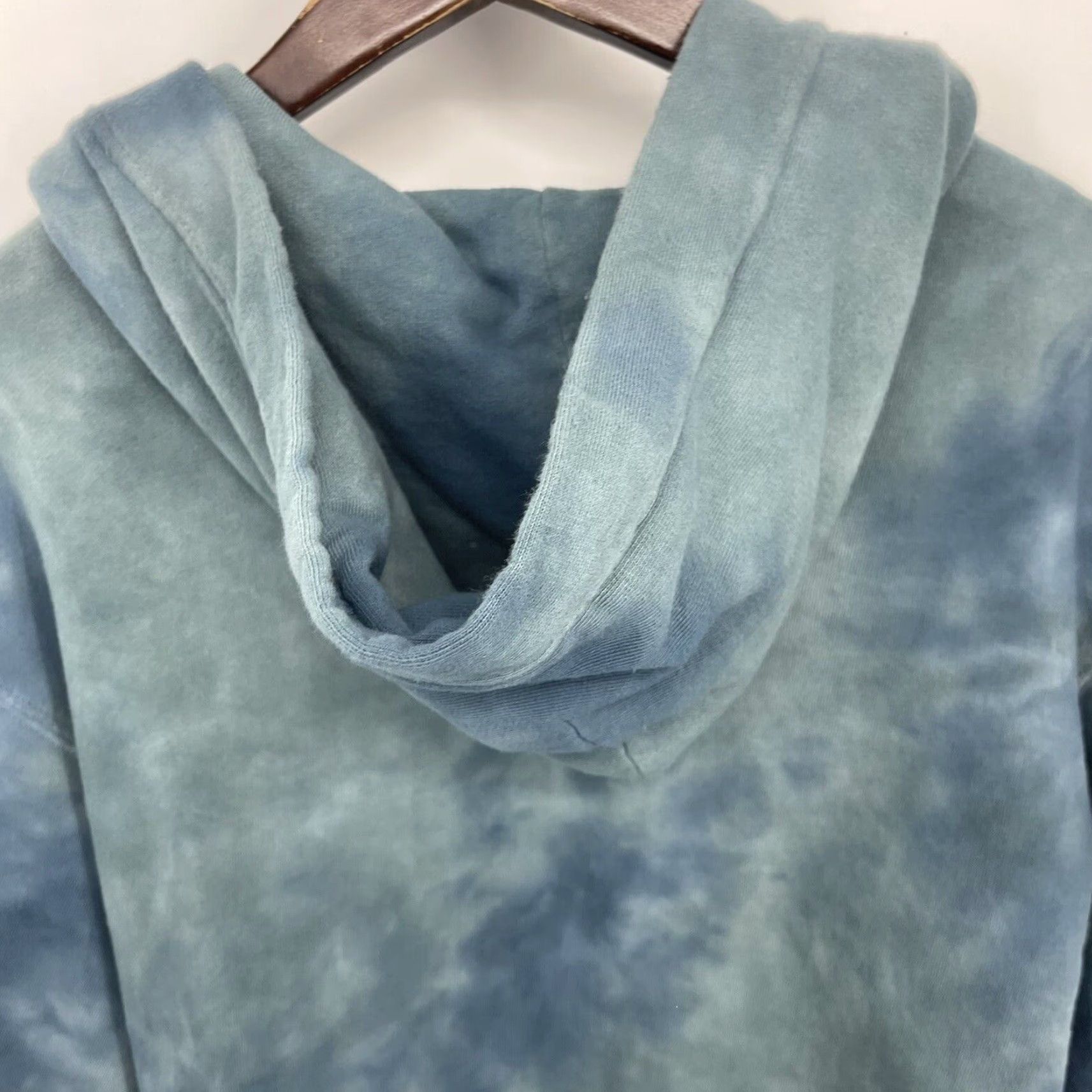 Vintage Warm NY Hoodie Sweatshirt Womens Large Blue Tie Dye Relaxed Boho Pocket 3/4 Sleeve Tunic V-Neck Casual Size L / US 10 / IT 46 - 5 Thumbnail