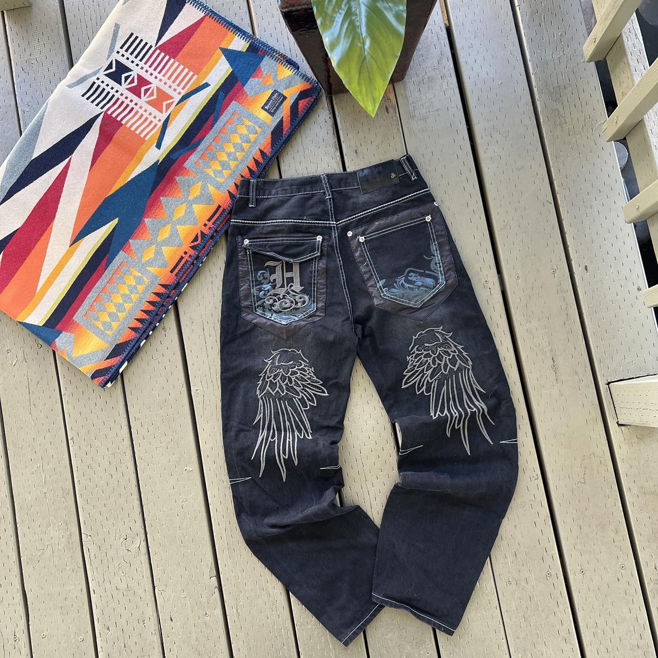 Southpole Crazy Vintage Y2K Southpole Style Cyber Skater Jeans Baggy Size US 30 / EU 46 - 1 Thumbnail