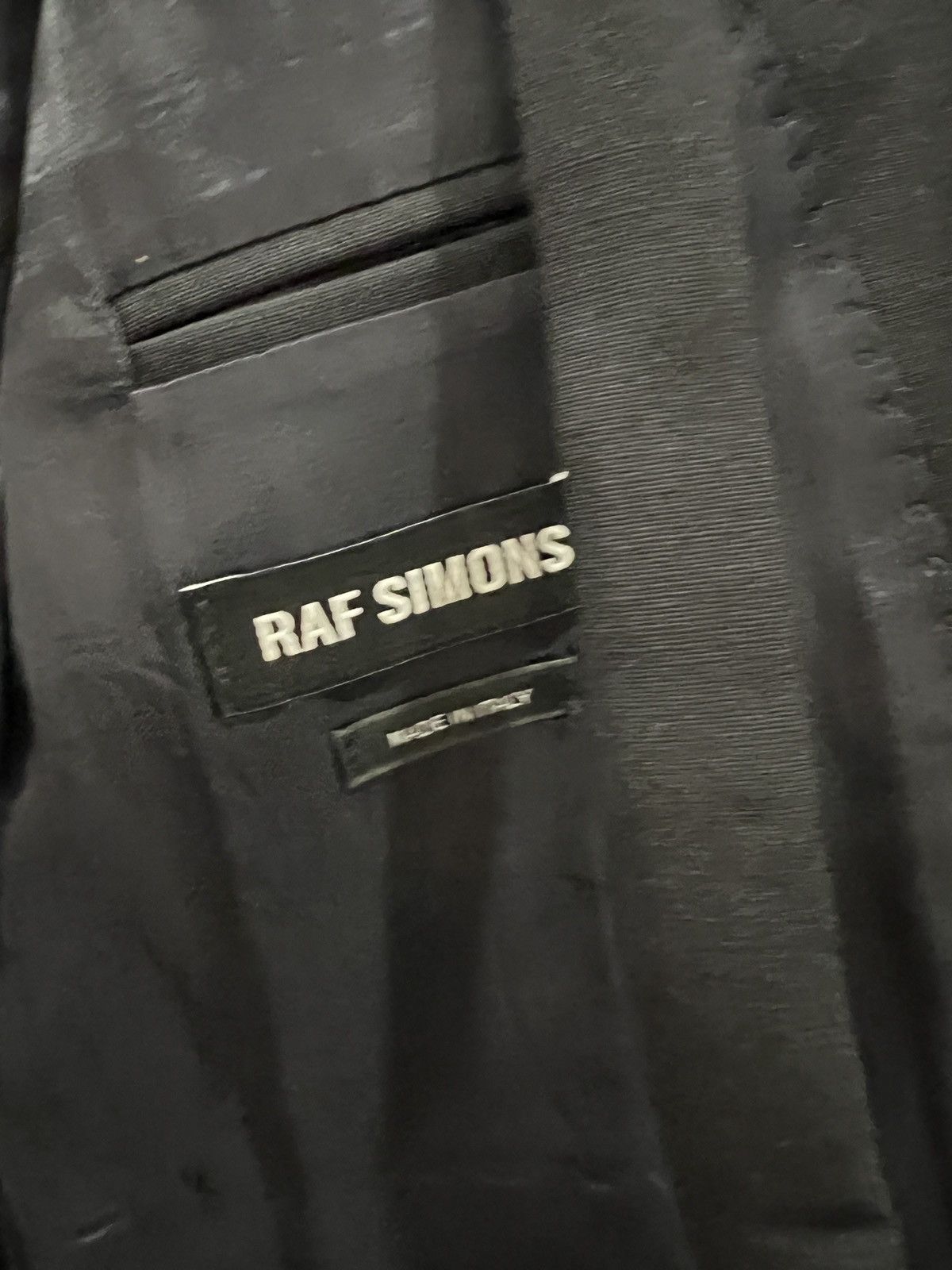Raf Simons Raf Simons Runway Embroidered Wool Blazer, Sz 48 Size 38R - 9 Thumbnail