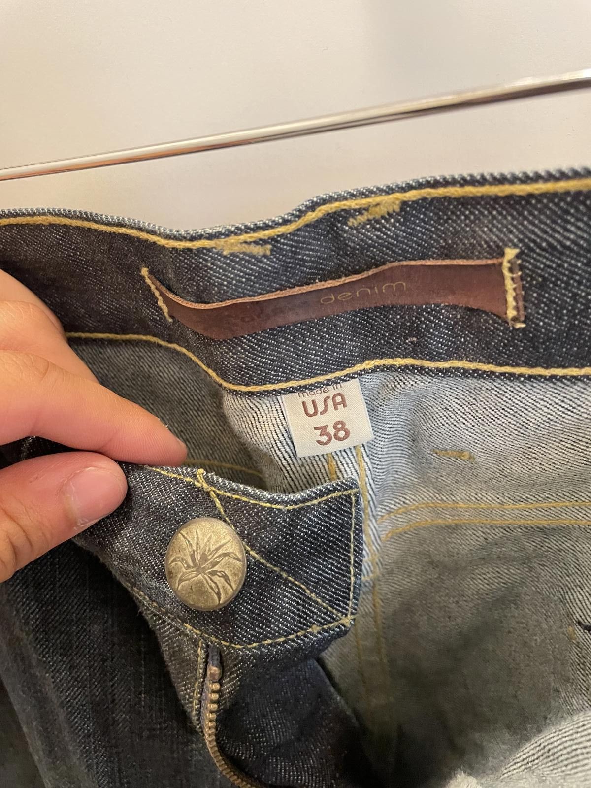 Agave Stylish Dark Wash Agave Denim Jeans - Size 38 Size US 38 / EU 54 - 5 Thumbnail