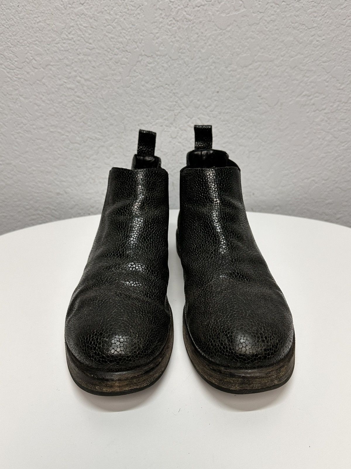 Rundholz VINTAGE LEATHER BOOTS AS 98 STYLE GUIDI HANDMADE JAPAN GOA Size US 8 / EU 41 - 4 Thumbnail