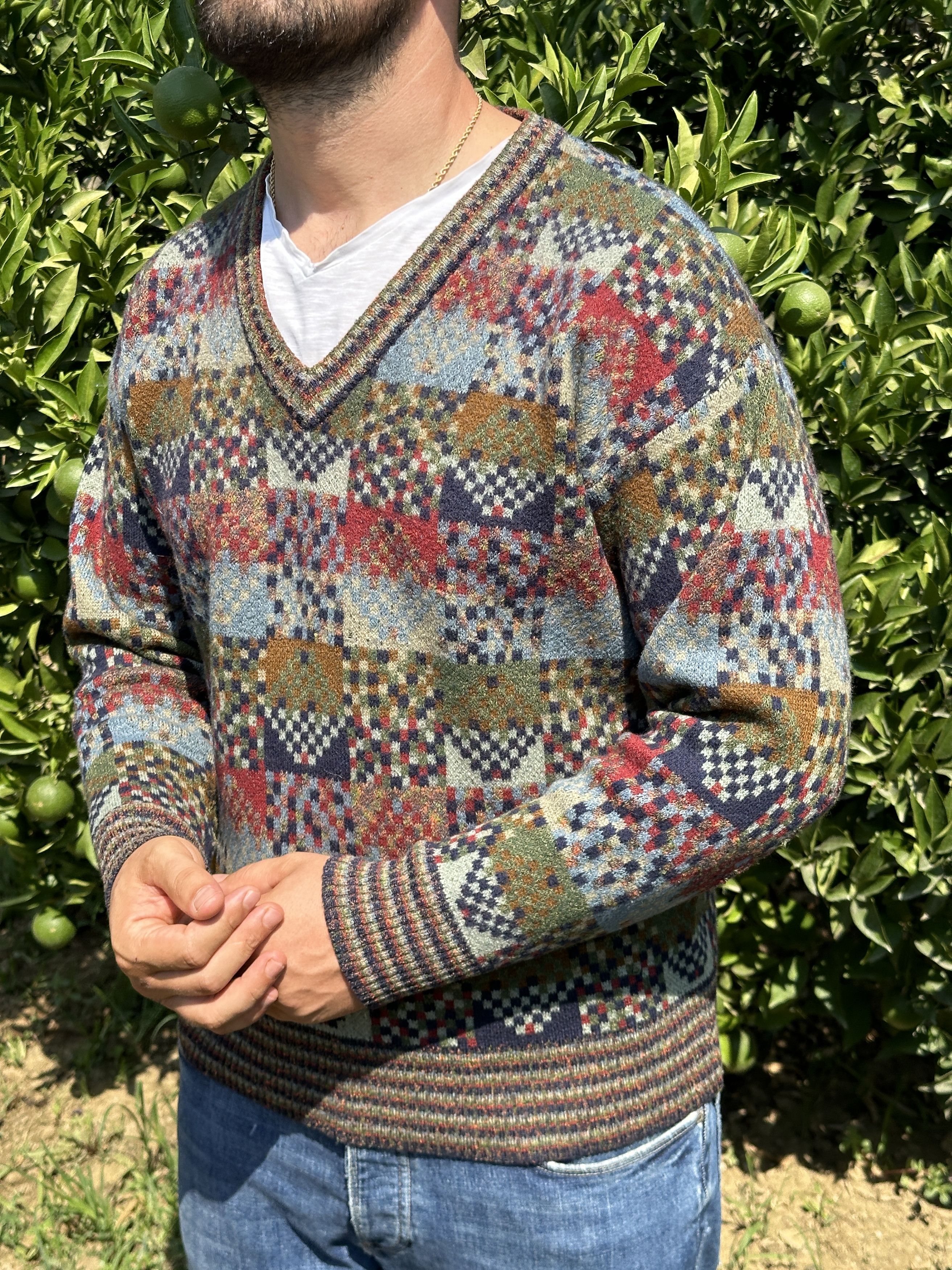 Missoni 1996 Missoni 3D Knit Jumper Retro Pullover Cosby Size XL Size US XL / EU 56 / 4 - 20 Thumbnail