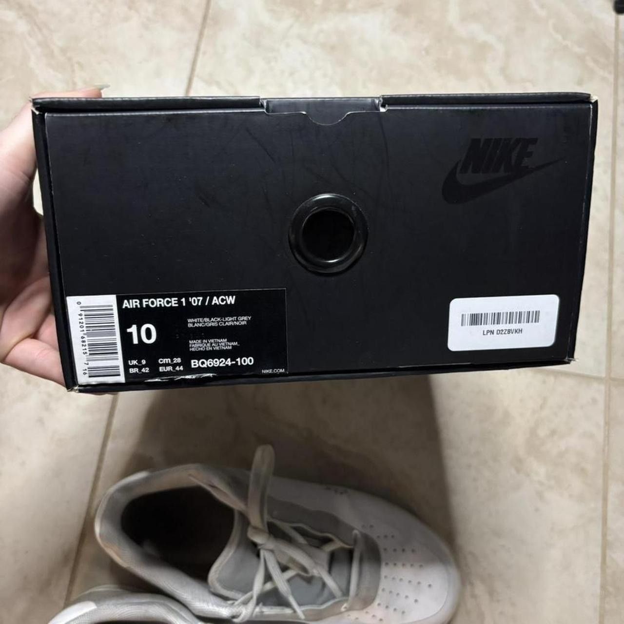 A-COLD-WALL* × Nike Nike x A-Cold-Wall ACW Air Force 1 Low with Box Size US 10 / EU 43 - 8 Thumbnail