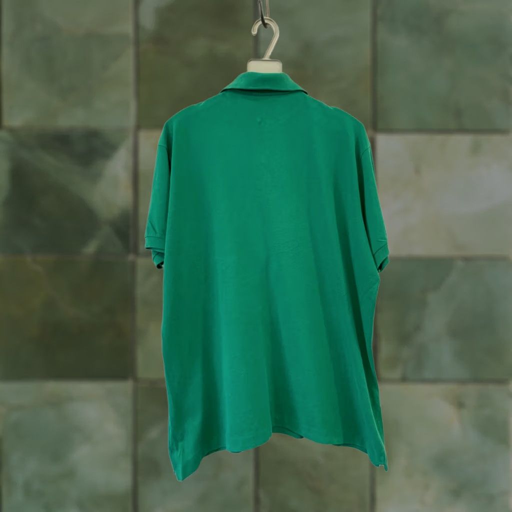 Lacoste VINTAGE Lacoste Polo Shirt XL Green Men 1980s 1990s Devanlay Made in France Chemise Lacoste 100% Cotton Polo Size US XL / EU 56 / 4 - 1 Thumbnail