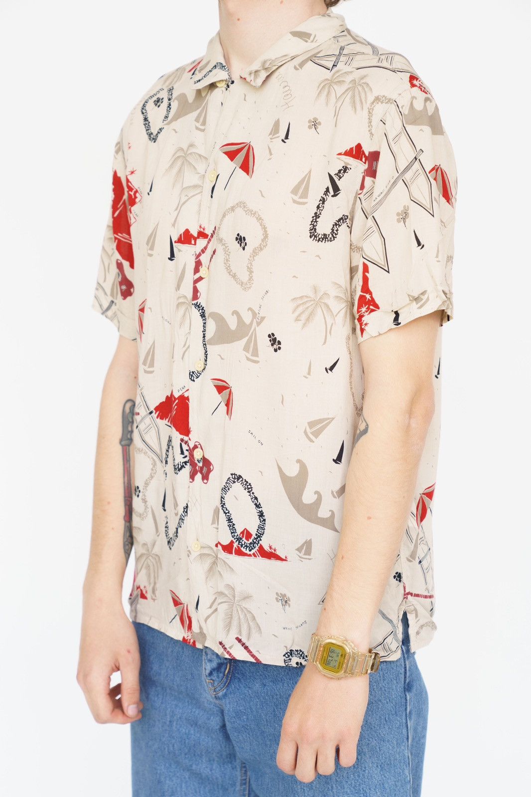 Allsaints Allsaints Ulua S/S Shirt Button ups Size US M / EU 48-50 / 2 - 2 Thumbnail