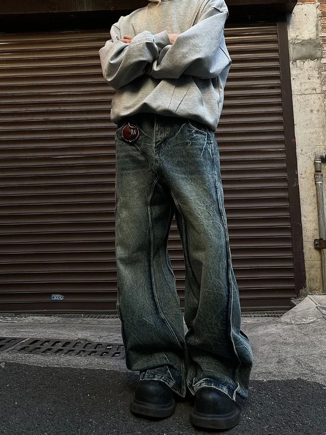 Japanese Brand × Jean Baggy Jeans Men Size US 32 / EU 48 - 3 Thumbnail