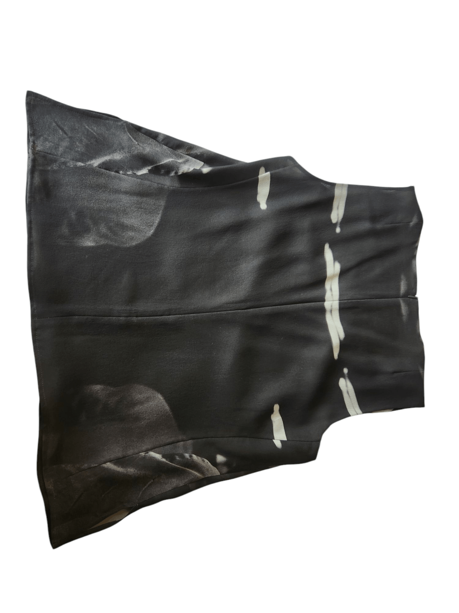 Akris Fluid silk shell blouse with graphic print detail. Size L / US 10 / IT 46 - 4 Thumbnail