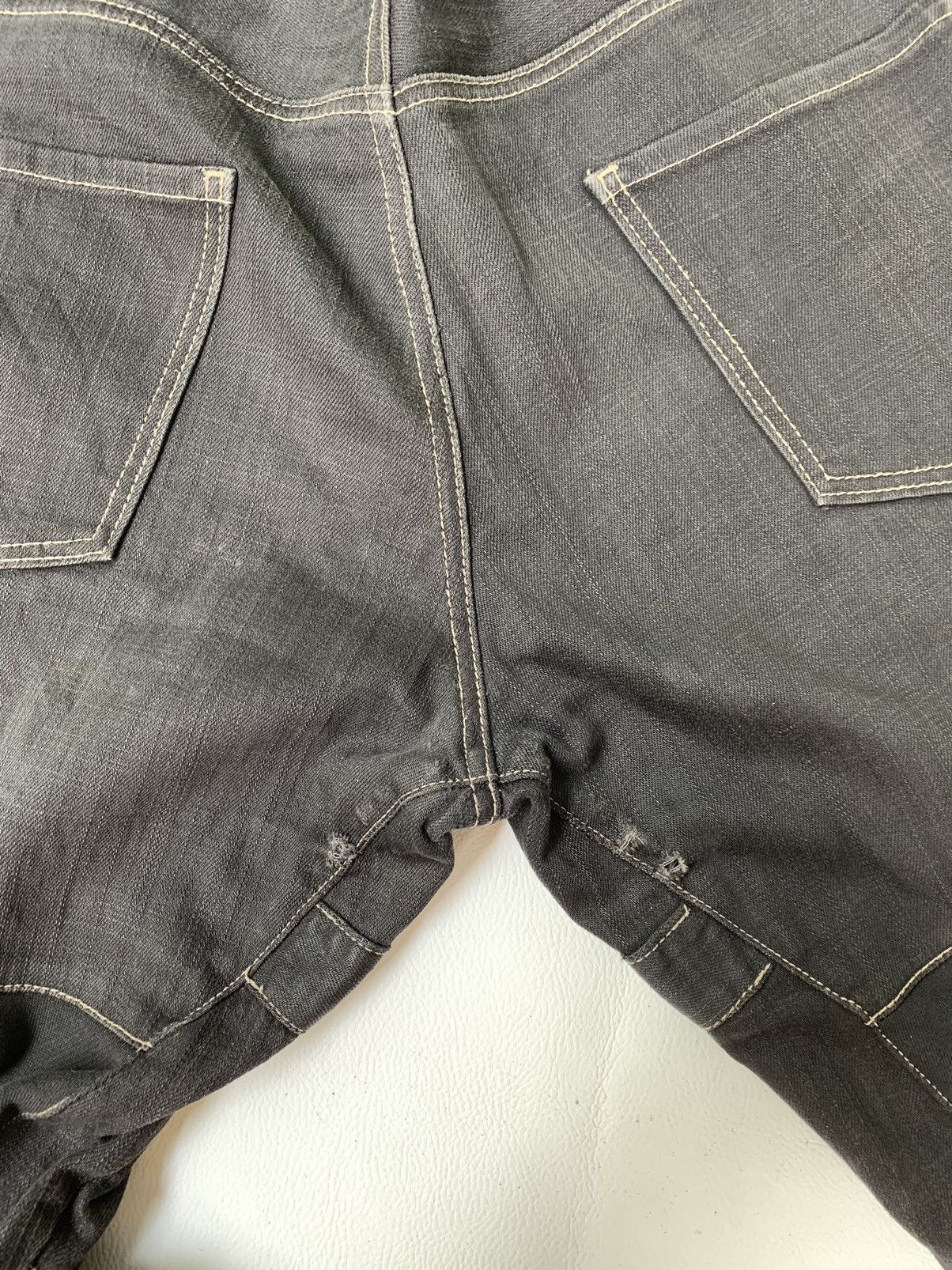 PPFM 2000s PPFM Bikers Multi Zipper Denim Jeans Size US 34 / EU 50 - 10 Thumbnail