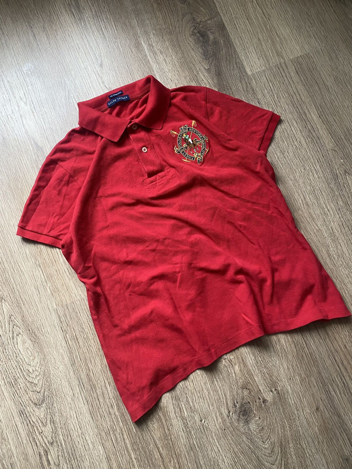 Polo Ralph Lauren × Vintage Vintage Polo Ralph Lauren New York rugby polo shirt Size US S / EU 44-46 / 1 - 2 Thumbnail
