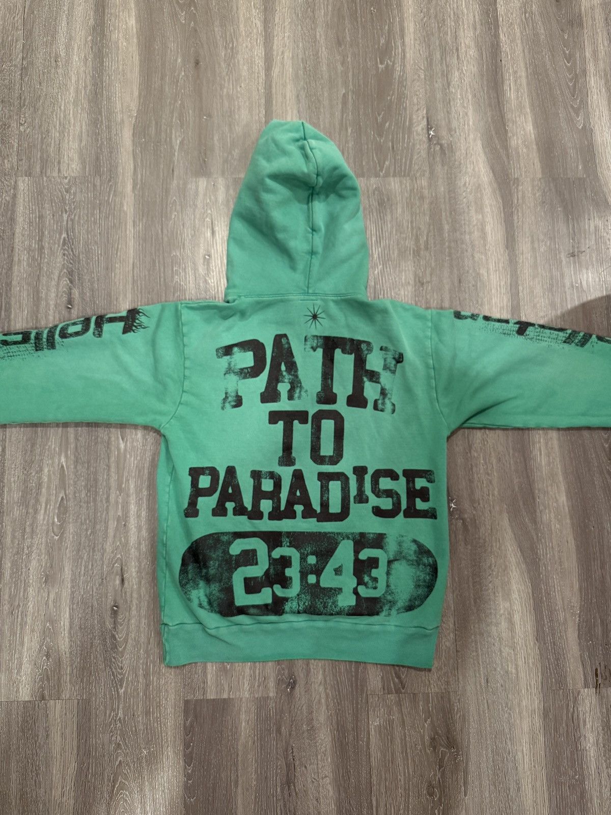 HELLSTAR Hellstar Hoodie “Path To Paradise” Green Size US S / EU 44-46 / 1 - 2 Thumbnail