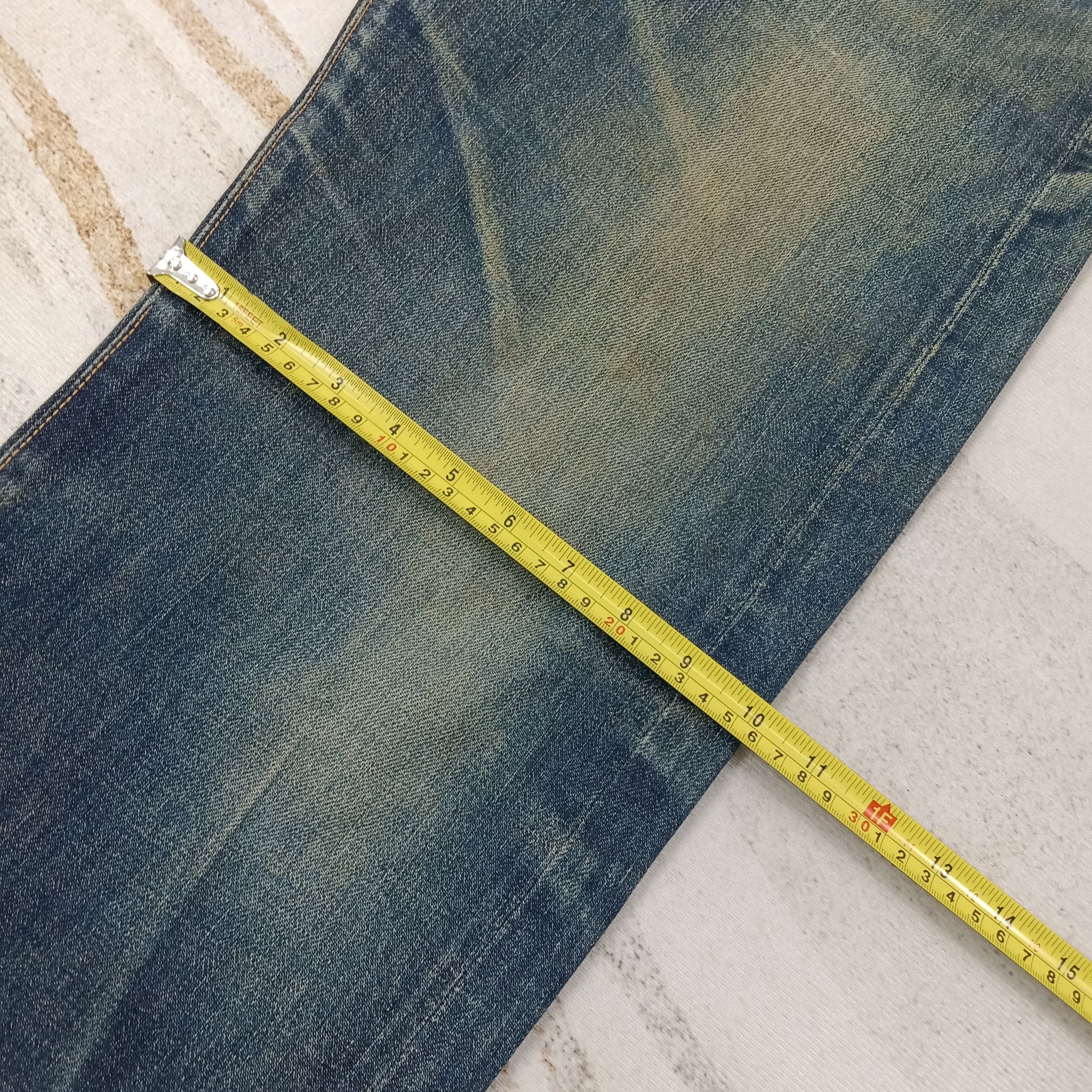Evisu Evis Selvedge Japanese Daicock Custom Denim Jeans C258N21 Size US 29 - 15 Thumbnail
