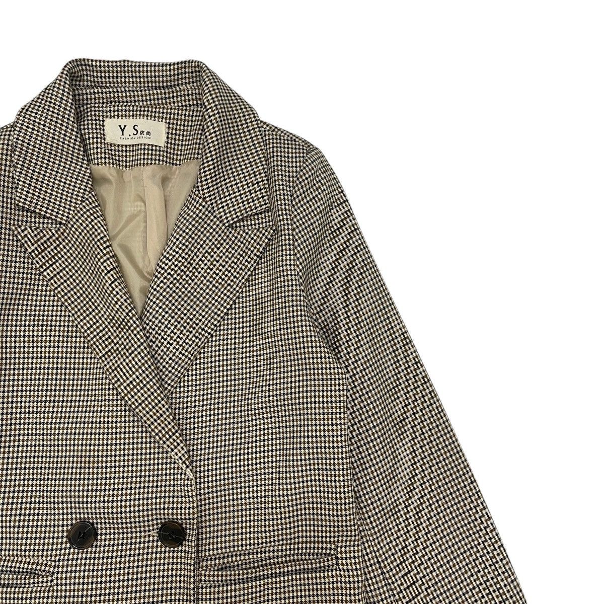 Japanese Brand × Y's × Yohji Yamamoto Y’s Yohji Yamamoto Gingham Jacket Size S / US 4 / IT 40 - 6 Thumbnail