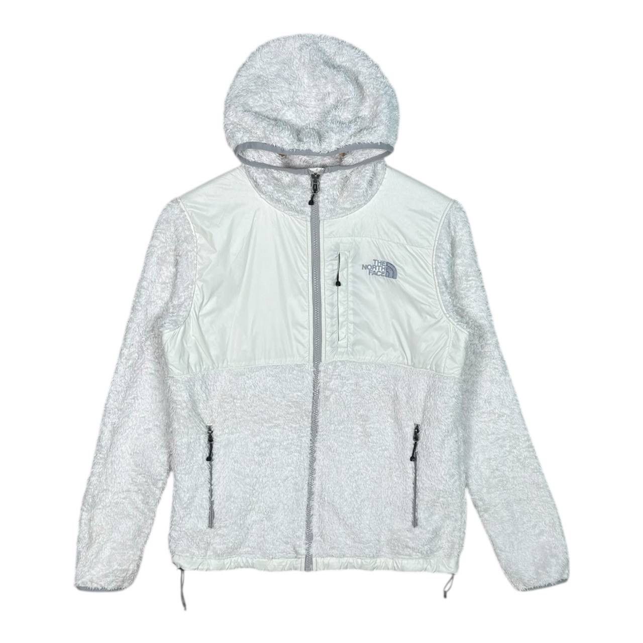 The North Face The North Face White Fleece Hoodie Full Zipper Size L / US 10 / IT 46 - 1 Thumbnail