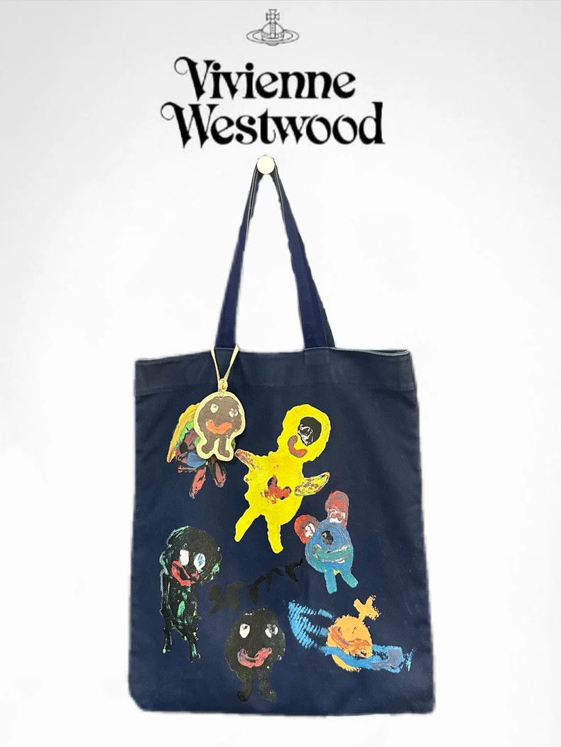 Vivienne Westwood Vivienne Westwood size os Cowboy graffiti canvas bag Size ONE SIZE - 1 Thumbnail