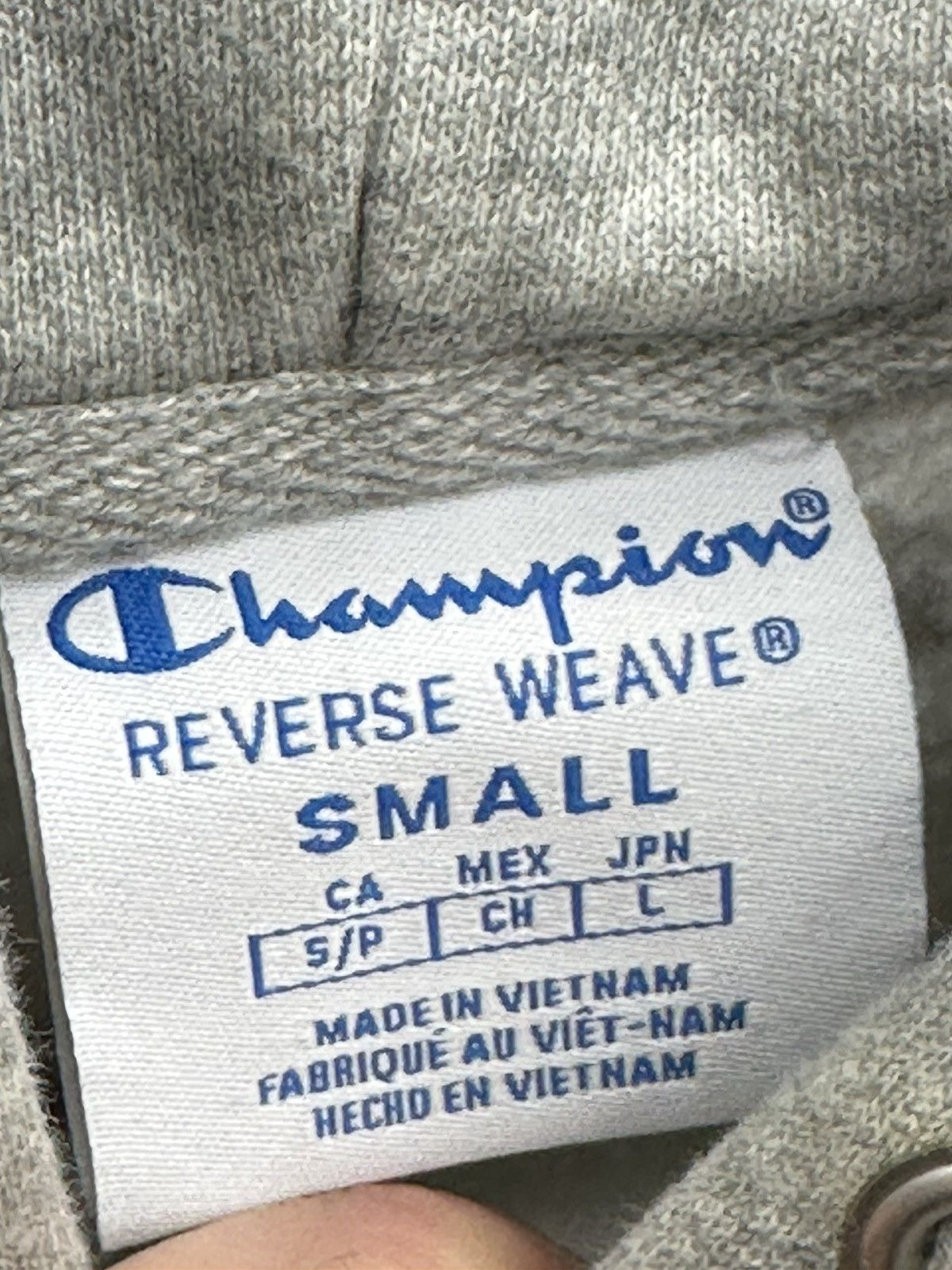 Champion Grey champion hoodie with cool logo Size US S / EU 44-46 / 1 - 4 Thumbnail