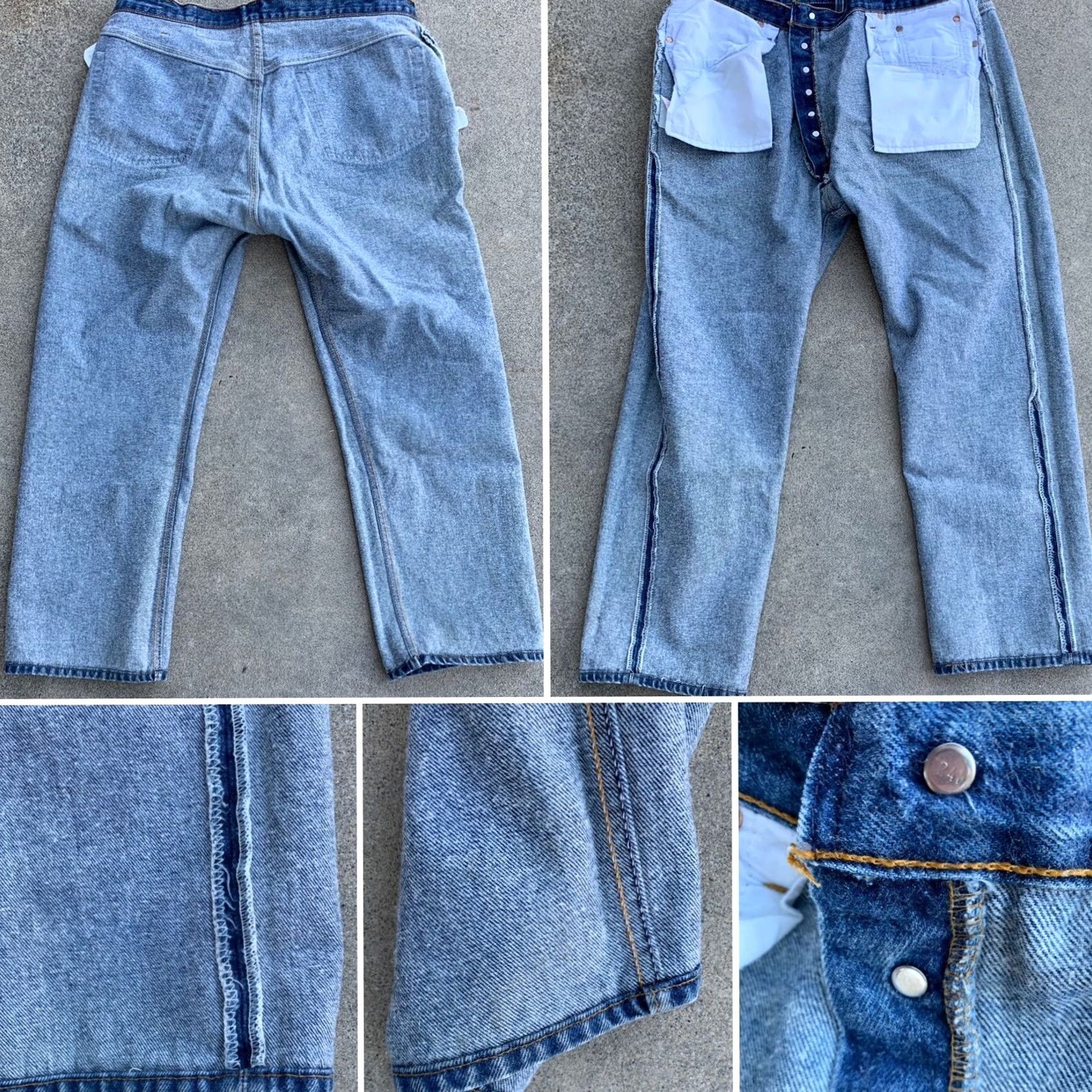Levi's VINTAGE Levi's 501XX Jeans Button Fly 501 USA W 42 L 30 Measure W 39 L 27 3/4 in Jeans Mens Blue Denim 5-Pocket See Pics 501 XX Made in USA Mens jeans Size US 42 / EU 58 - 6 Thumbnail