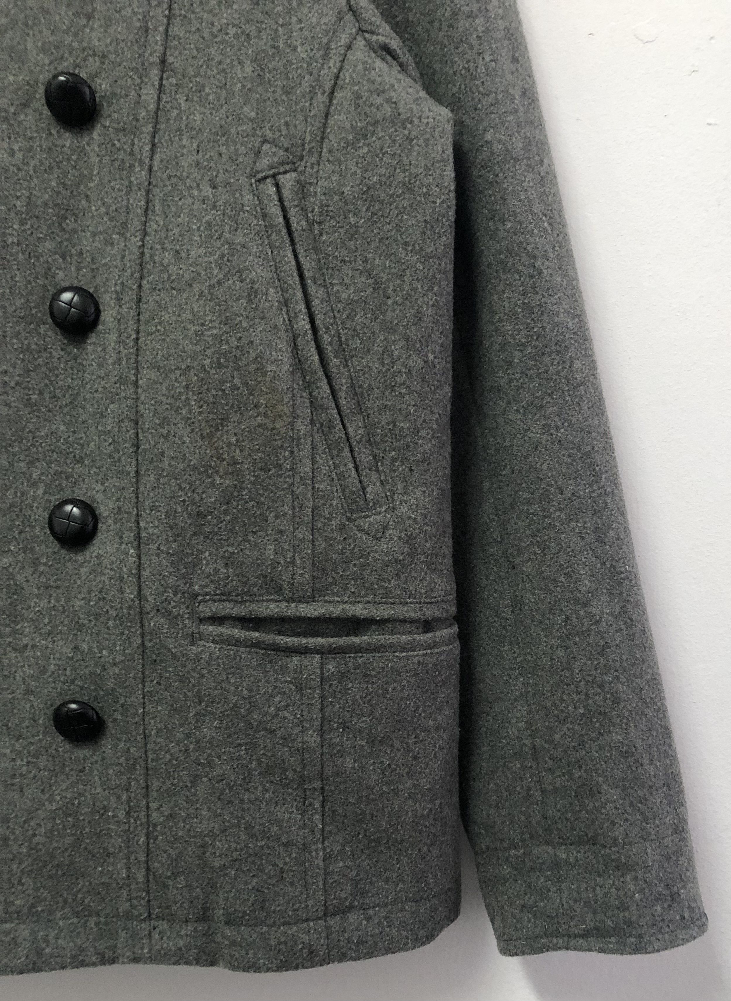 Michel Klein Vintage Michel Klein Wool Double Breast Pea Coat Jacket Size US S / EU 44-46 / 1 - 8 Thumbnail