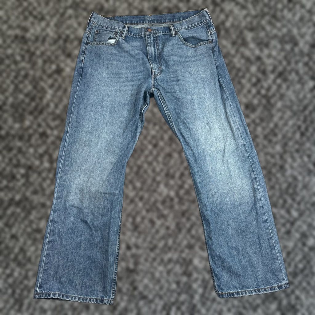 Levi's Levi's 569 Jeans Mens 36x30 Relaxed Straight Blue Medium Wash Pants Size US 36 / EU 52 - 1 Thumbnail