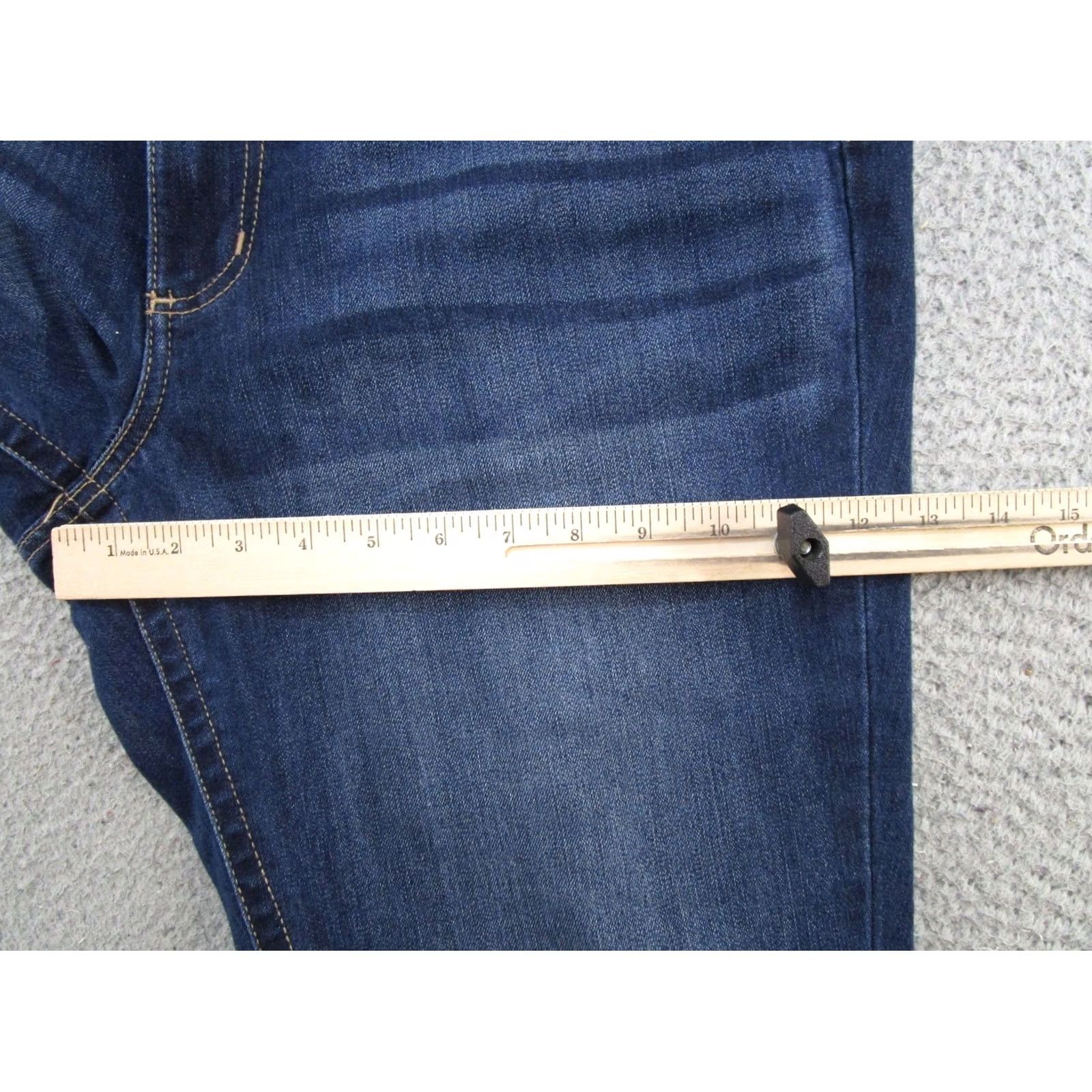 Vintage Maurices Jeans Bootcut Denim Blue Stretch Womens Size 16W Short Mid Rise 5-Pocket Design Pants Regular Size 38" / US 16 / IT 52 - 7 Thumbnail