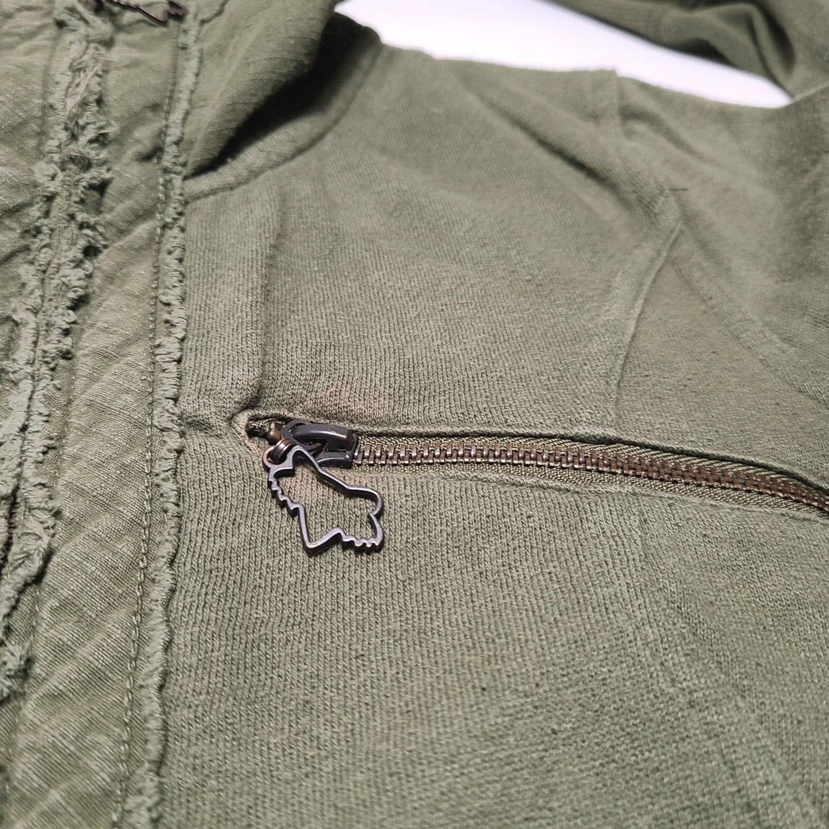 Fox Racing Fox Racing Moto-X Jacket Sweater Full Zip Olive Green Women's Size Small Size S / US 4 / IT 40 - 3 Thumbnail