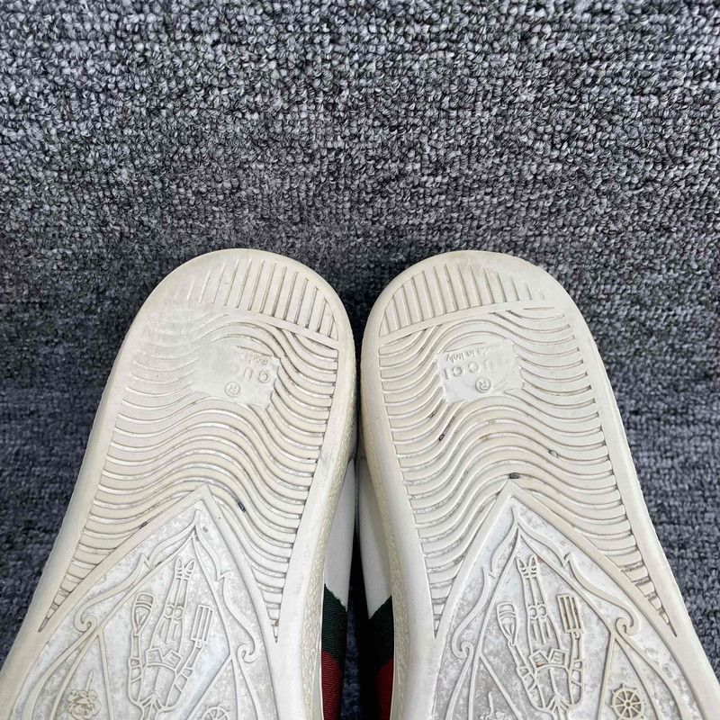 Gucci Gucci Ace White Leather Low-Top Sneakers -2508 Size US 7.5 / EU 40-41 - 9 Thumbnail