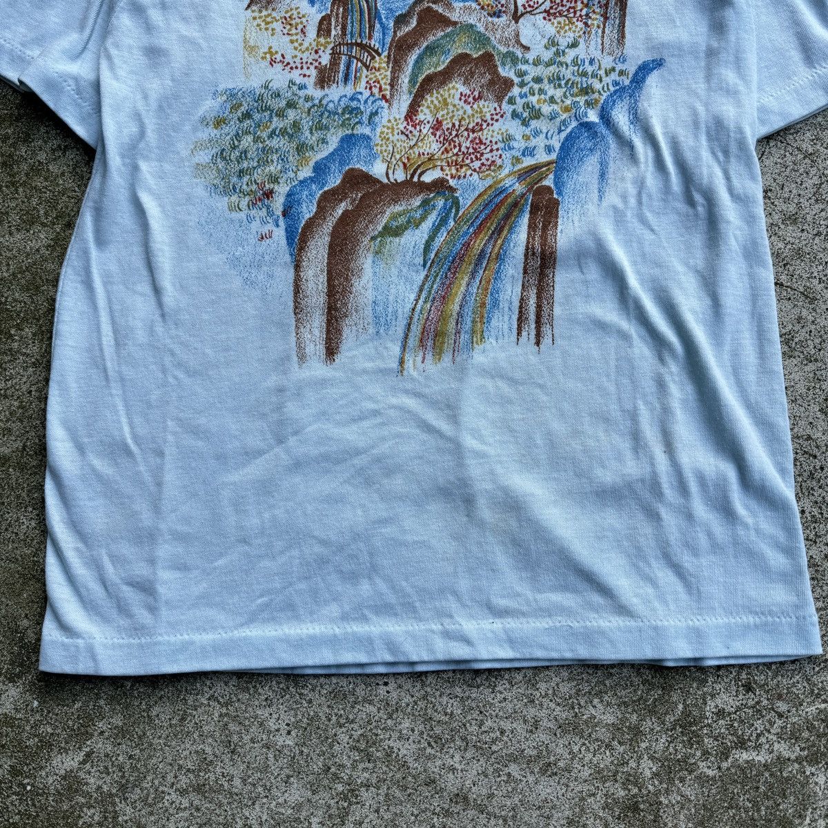 Vintage 70s Sears Waterfall Print Art Tee RRL Bode ERD ERL Size US M / EU 48-50 / 2 - 10 Thumbnail
