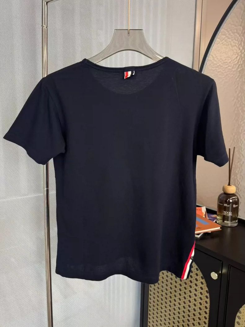 Thom Browne Thom browne Navy blue, dark blue, gray satin pocket stripe Size US XS / EU 42 / 0 - 2 Thumbnail