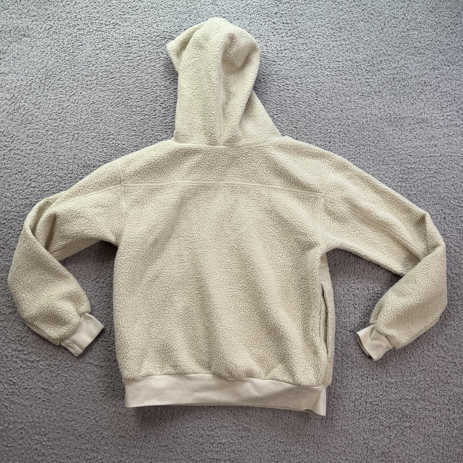 The North Face The North Face Sherpa Fleece Hoodie Cream Womens XS Boxy Size XS / US 0-2 / IT 36-38 - 2 Thumbnail