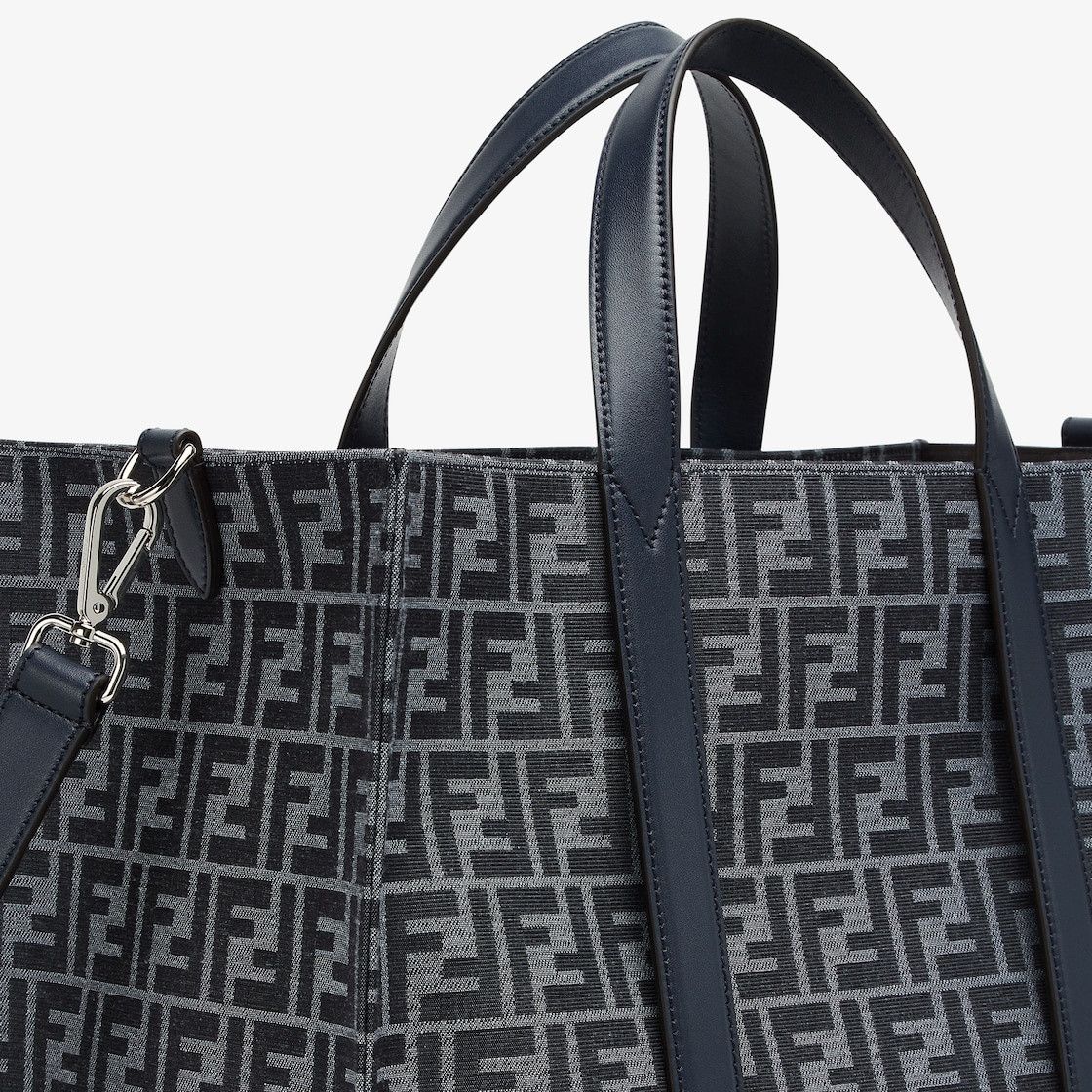 Fendi o1s1wg111125 Size: OS/ FF Jacquard Shopper in Black Size ONE SIZE - 3 Thumbnail