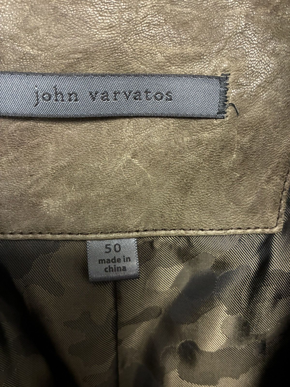 John Varvatos Snap Front Leather Trucker Jacket EU 50 USA 40 Size US M / EU 48-50 / 2 - 10 Thumbnail