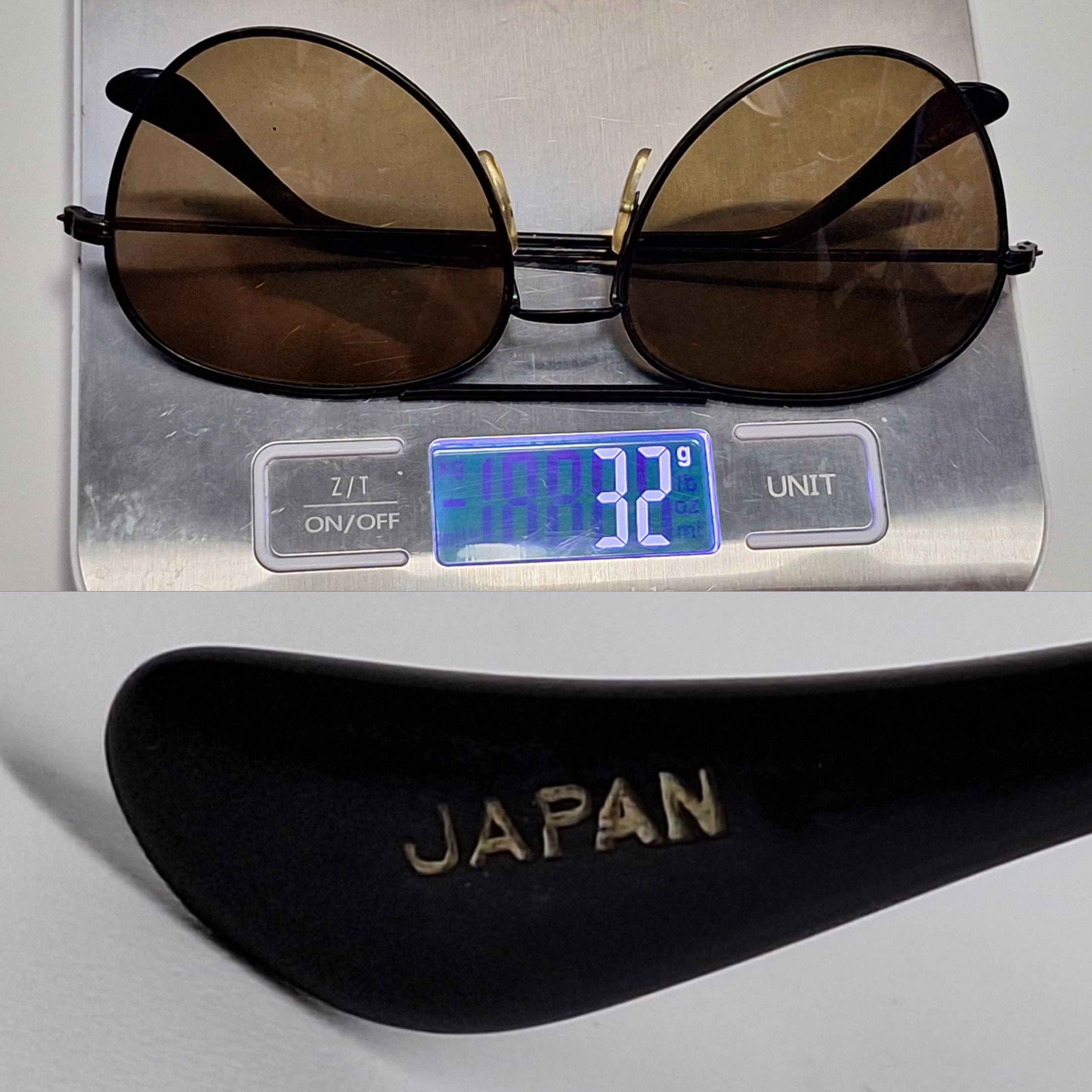 Other 90s Japan Vintage Black Aviator Double Bridge Sunglasses Size ONE SIZE - 9 Thumbnail