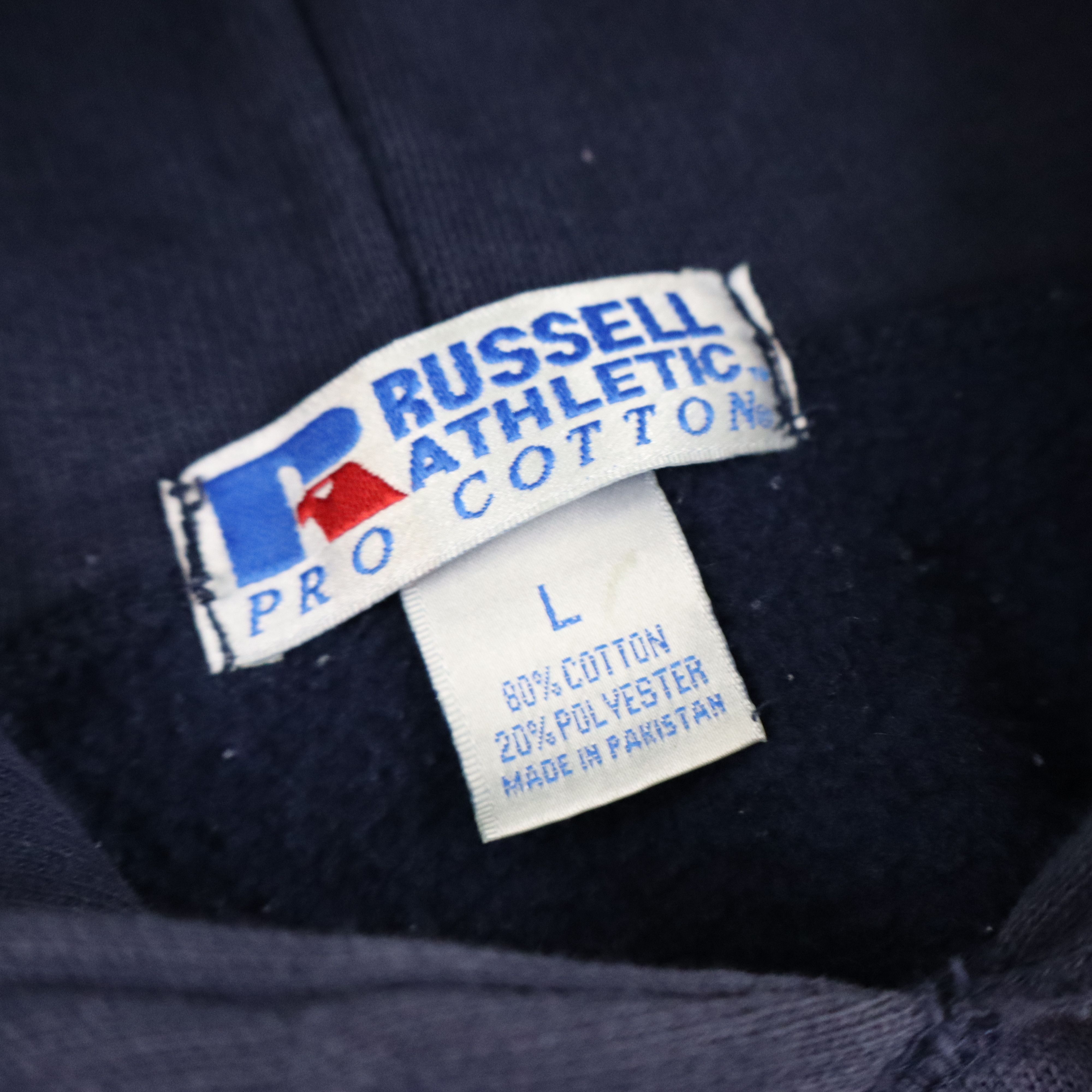 Russell Athletic × Vintage Russell Baggy Grunge Faded Heavyweight Hoodie Mens Large Y2K Size US L / EU 52-54 / 3 - 10 Thumbnail