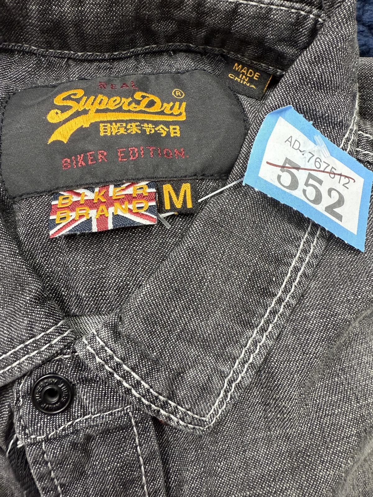 Superdry SuperDry Biker Edition Short Sleeve Shirt Medium Size US M / EU 48-50 / 2 - 2 Thumbnail