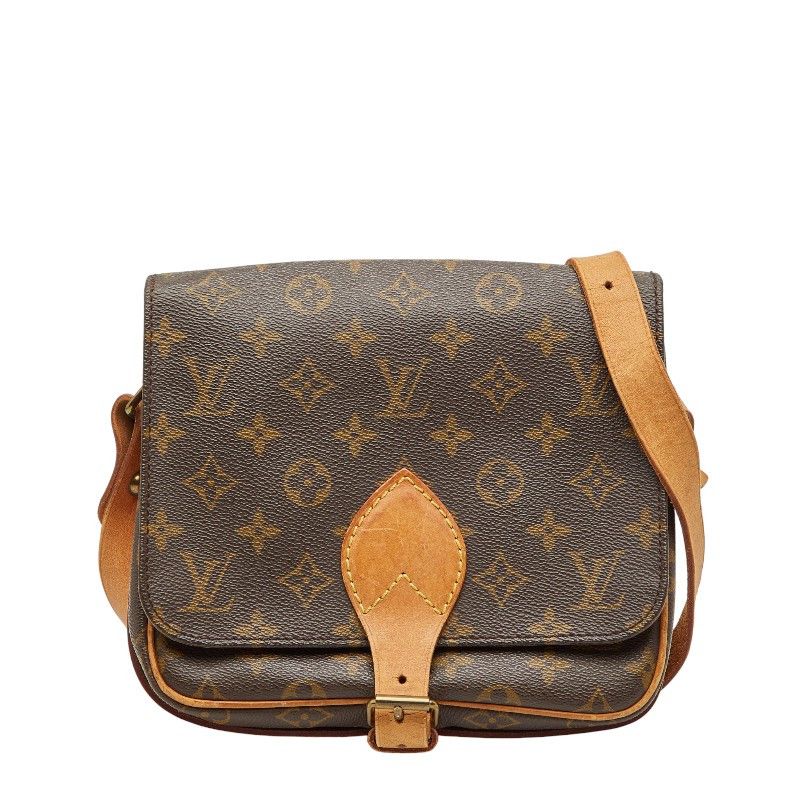 Louis Vuitton Louis Vuitton Cartouchiere MM Monogram Shoulder Bag Textile Crossbody Bag M51253 DUTY FREE for USA