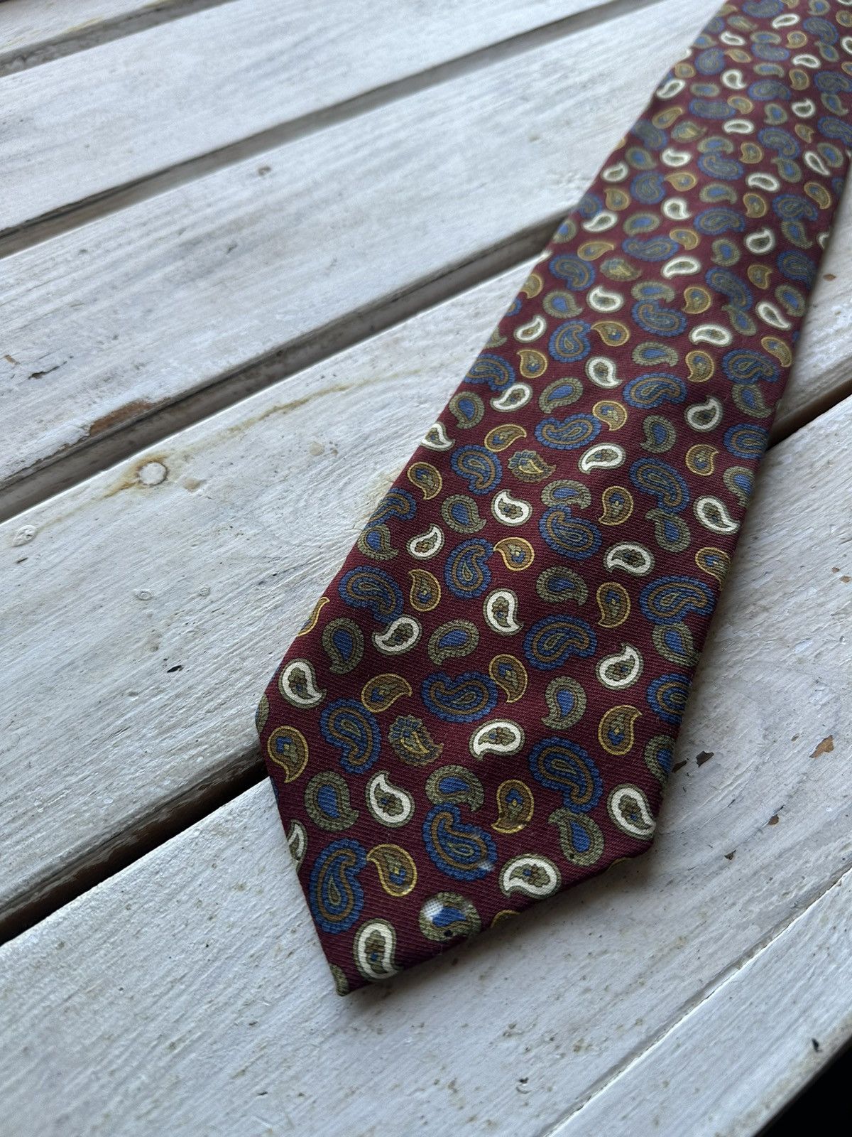 Designer × Hugo Boss 🚨RARE Hugo Boss Tie ZEGNA STYLE old money luxury monogram Size ONE SIZE - 6 Thumbnail