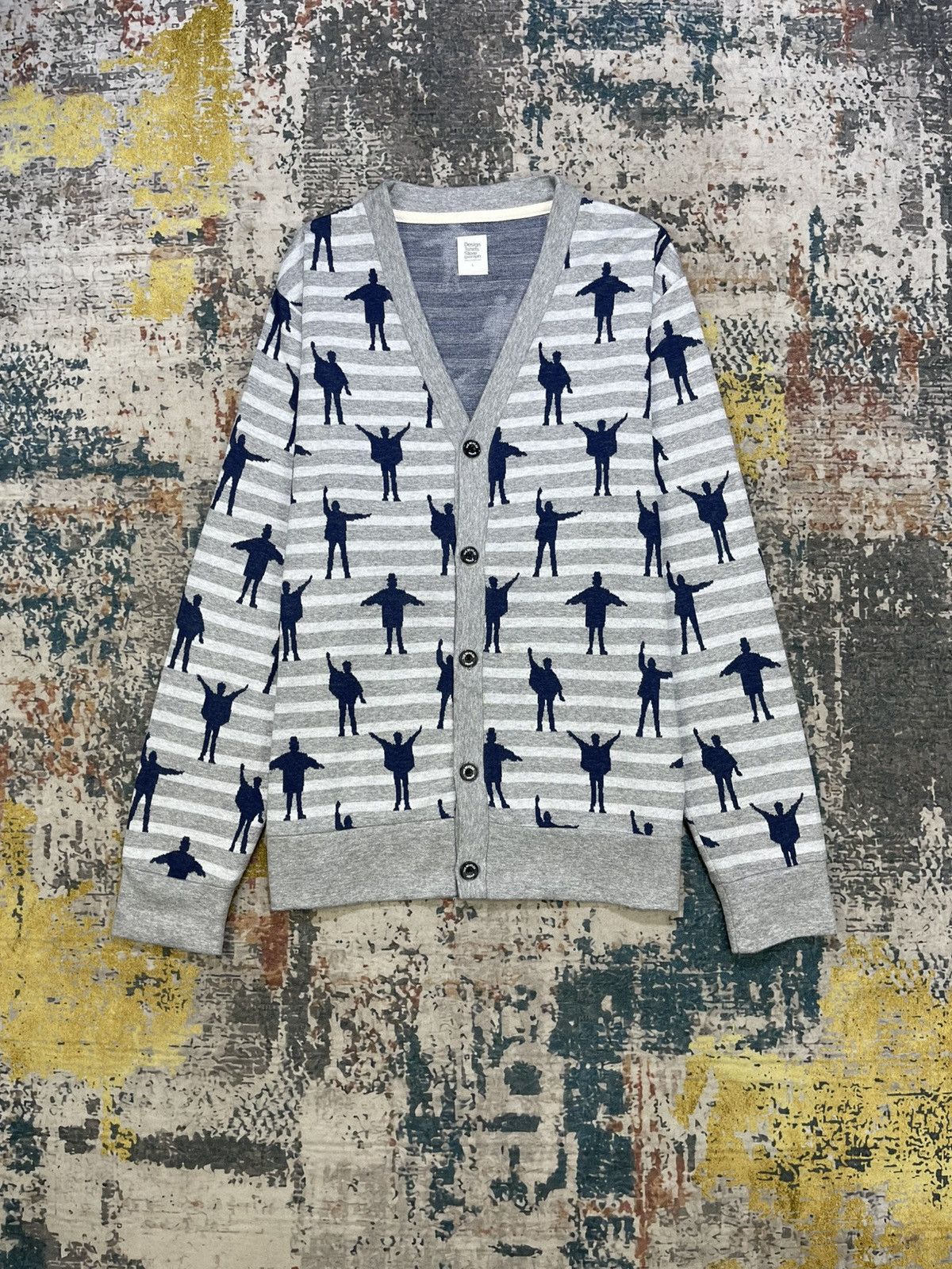 Band Tees The Beatles x Graniph Full Print Button Down Cardigan Size US M / EU 48-50 / 2 - 1 Thumbnail
