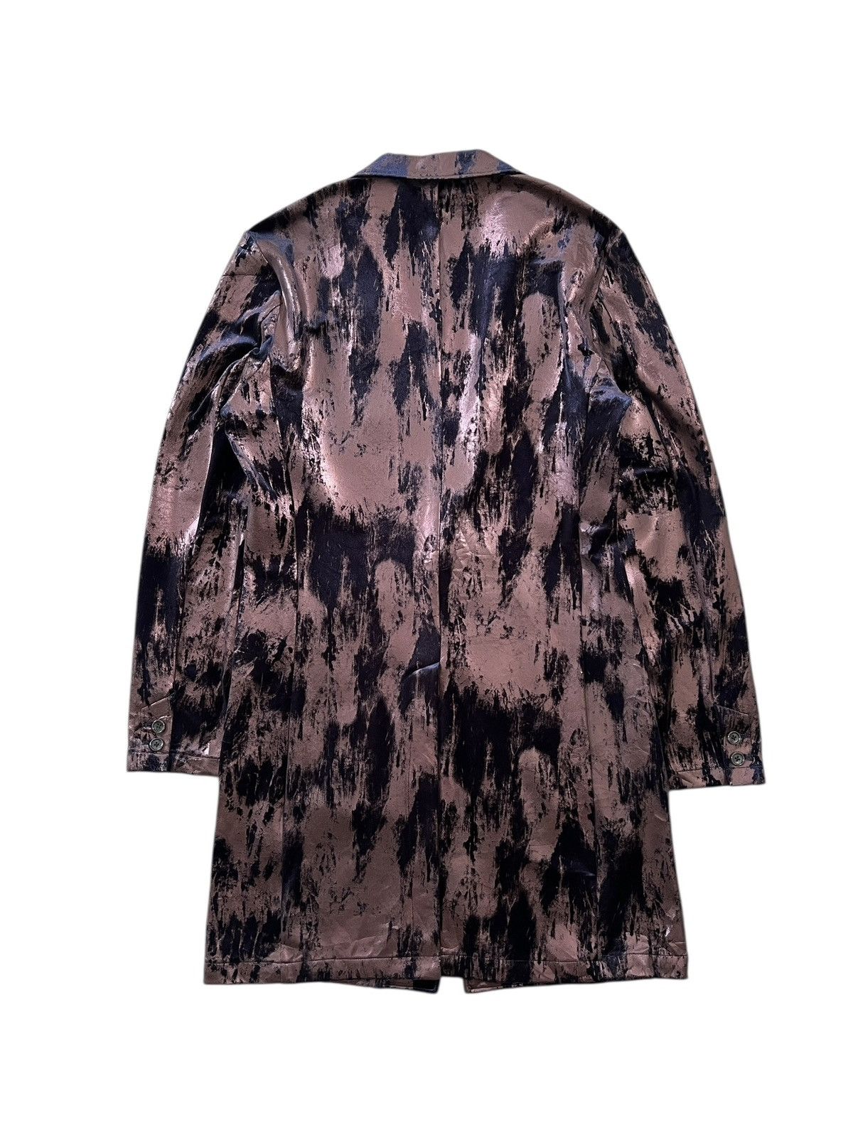 Tornado Mart Tornado Mart Coated Velvet Long Coat Size US M / EU 48-50 / 2 - 2 Thumbnail