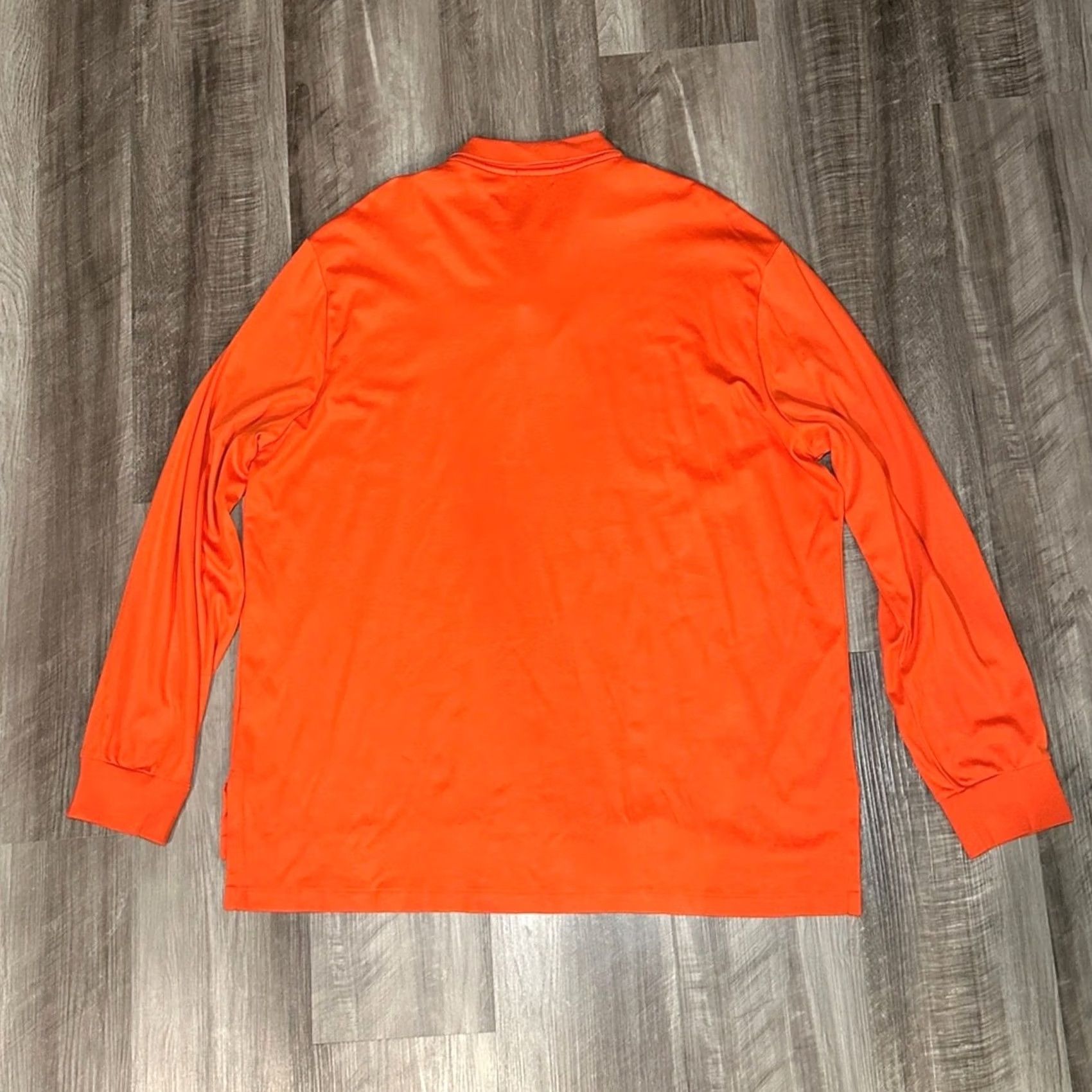 Polo Ralph Lauren Polo Ralph Lauren Orange Pima Soft Touch Long Sleeve Polo - 2XL Men Shirt Long Sleeve Orange Polo Ralph Lauren 2XL Mens Size US XXL / EU 58 / 5 - 3 Thumbnail