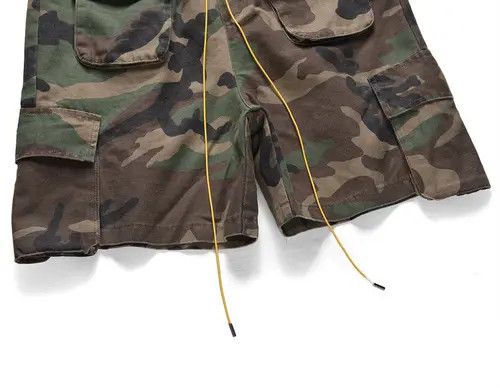 Japanese Brand Megumi x Maiko Denim Shorts Large Pocket Camouflage Workwear Size US 29 - 5 Thumbnail