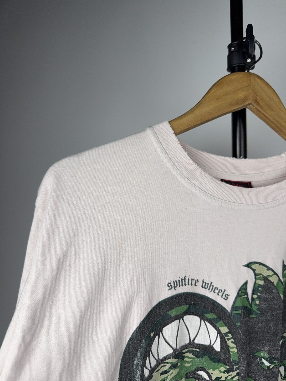 Spitfire Spitfire 90s SK8 Bighead Camo Graphic Tee Skateboard Y2K Size US L / EU 52-54 / 3 - 3 Thumbnail