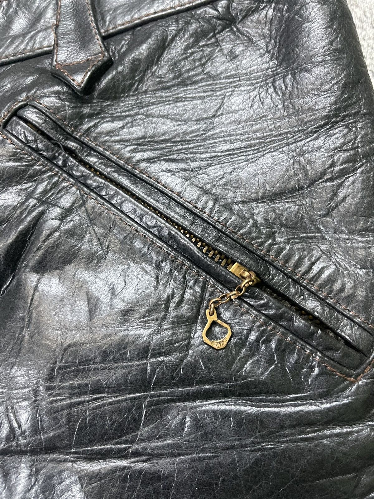 DuPont × WEST RIDE West Ride Dupont Buffalo Leather Racing Motorcycle Size US 31 - 3 Thumbnail