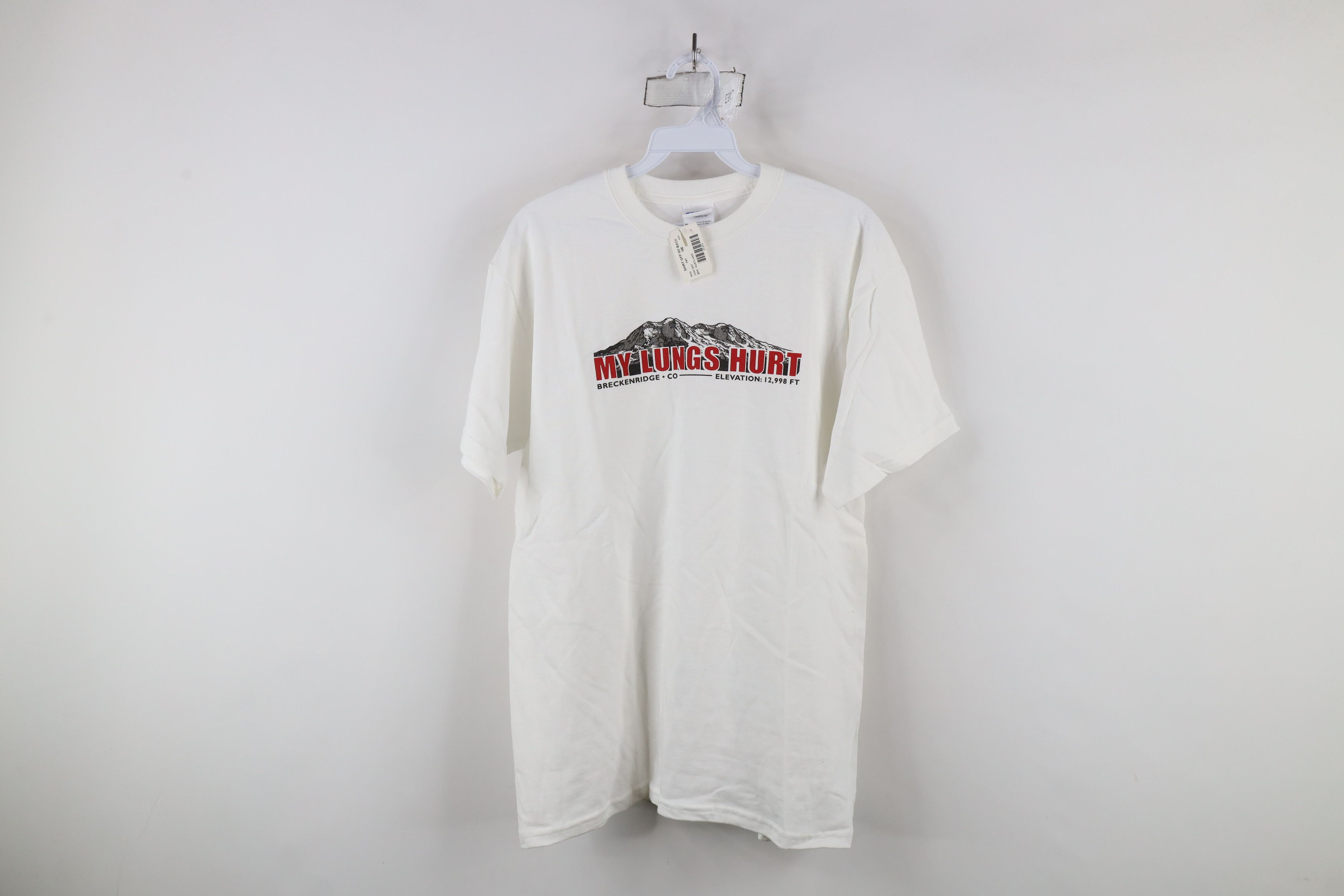 Vintage Deadstock Vintage Y2K My Lungs Hurt Breckenridge T-Shirt Size US M / EU 48-50 / 2 - 1 Thumbnail