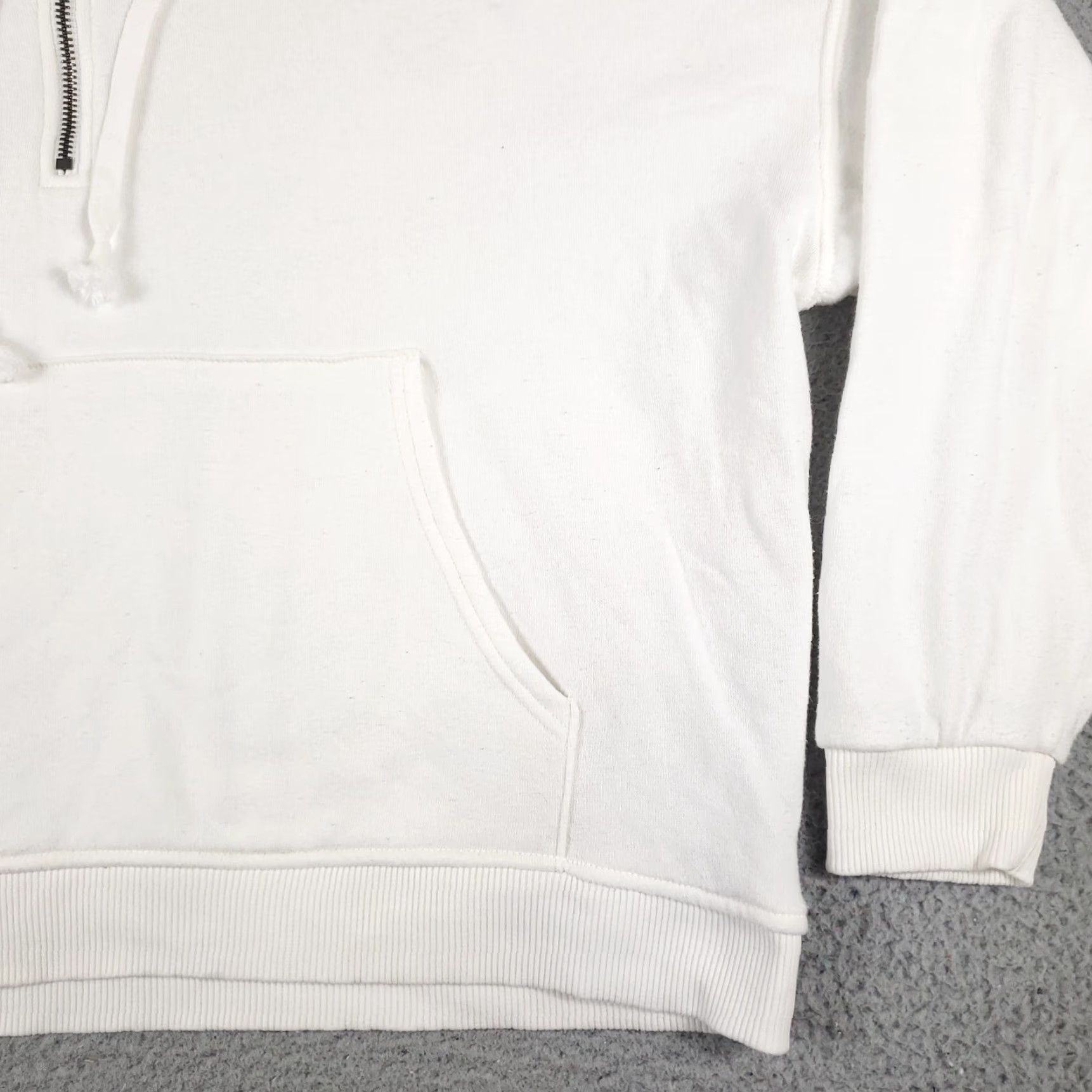 American Eagle Outfitters American Eagle Hoodie Adult Small White Pullover Sweatshirt Long Sleeve Mock Neck Mens Size US S / EU 44-46 / 1 - 4 Thumbnail