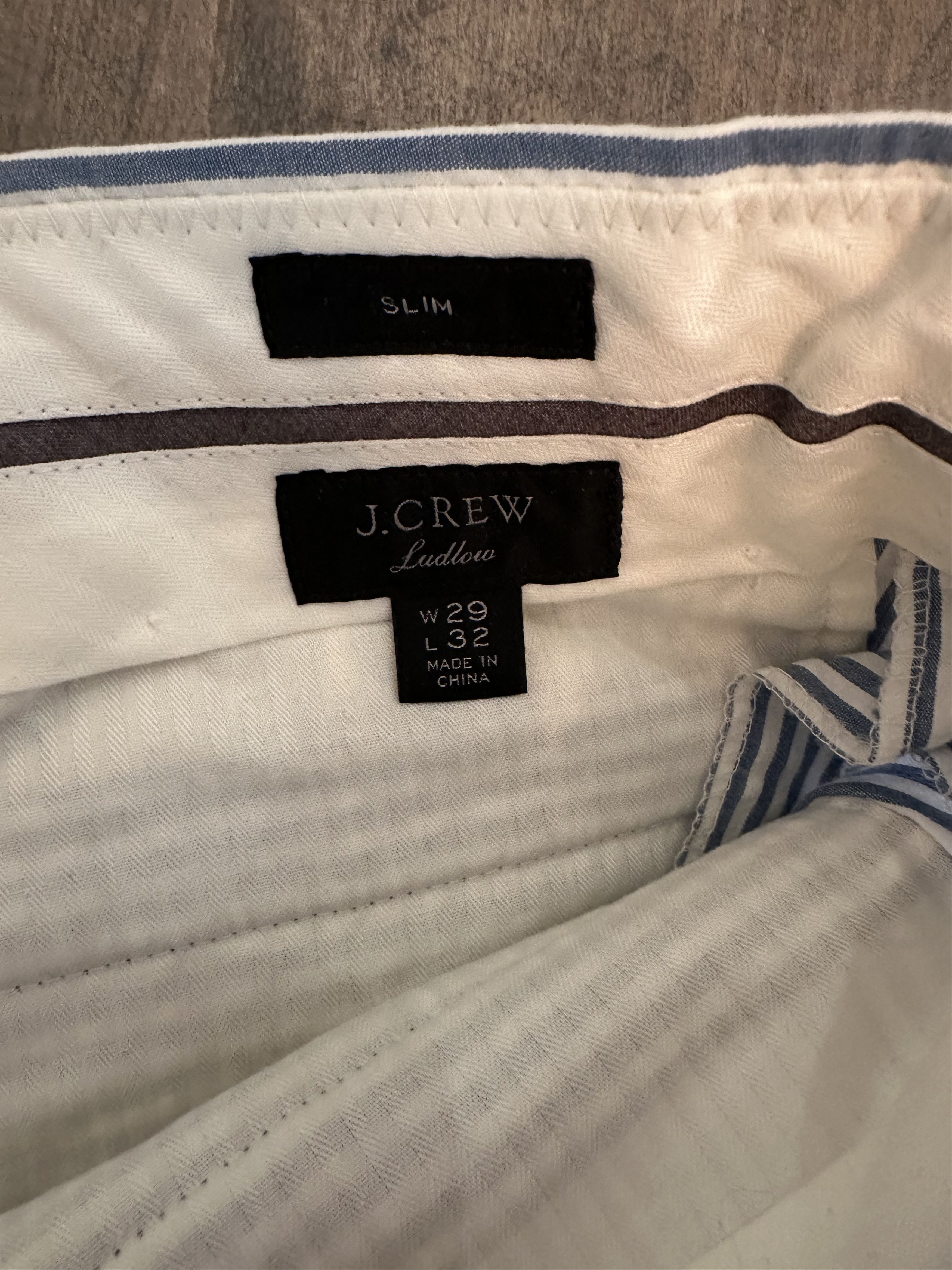 J.Crew J-Crew Seersucker Suit (Blue and White Stripe) Size 34S - 6 Thumbnail