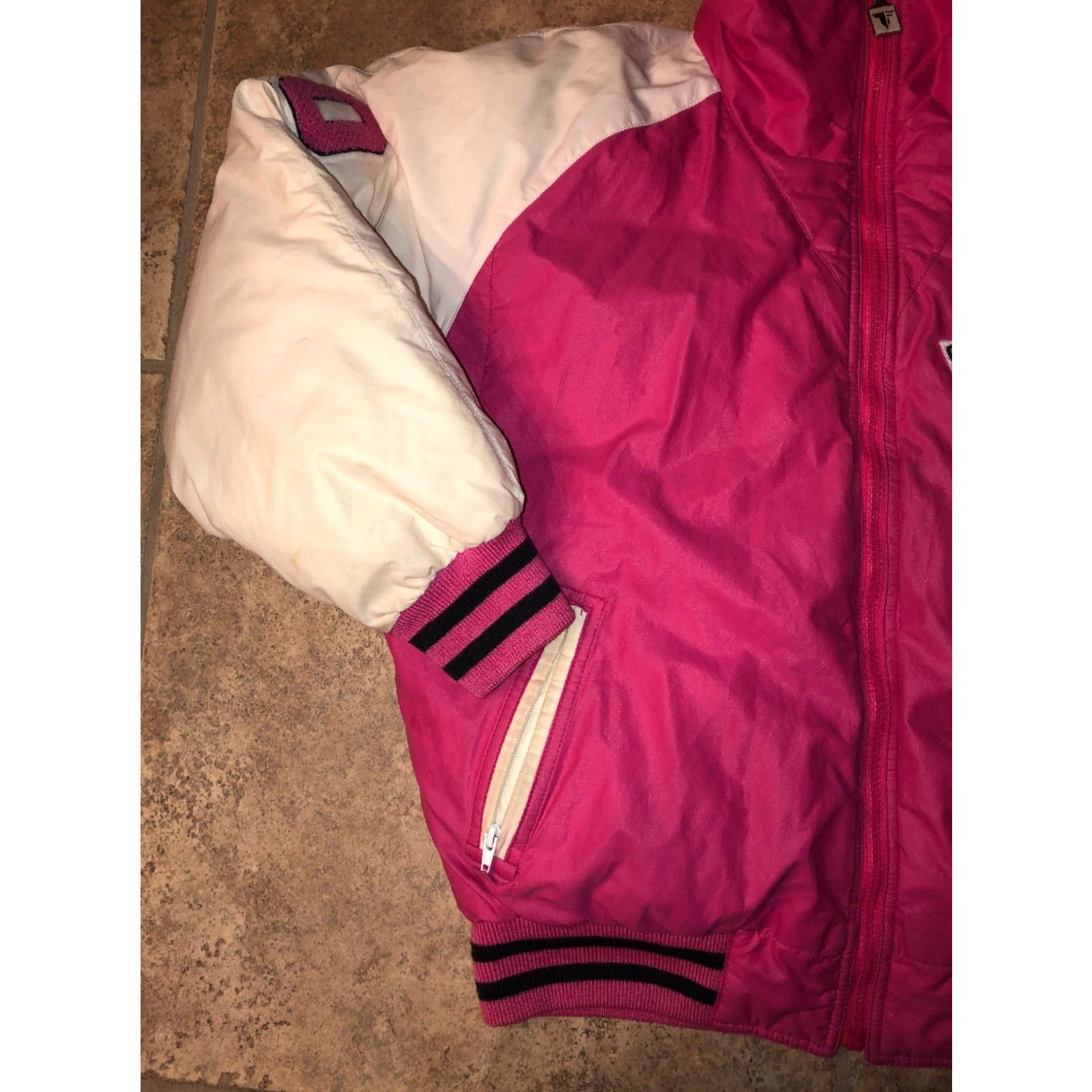 Vintage Vtg Ti Rola Kappa Tyrolia By Head Womens White/Pink Graphic Patch Jacket Size L / US 10 / IT 46 - 3 Thumbnail