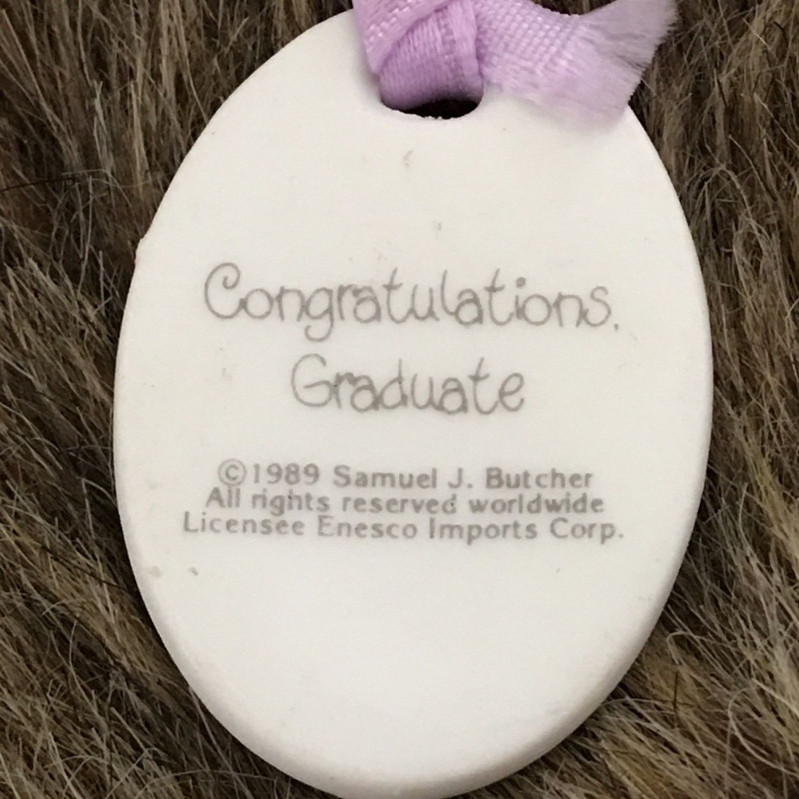 Vintage Vintage 1989 Precious Moments Graduate ribbon Size ONE SIZE - 5 Thumbnail