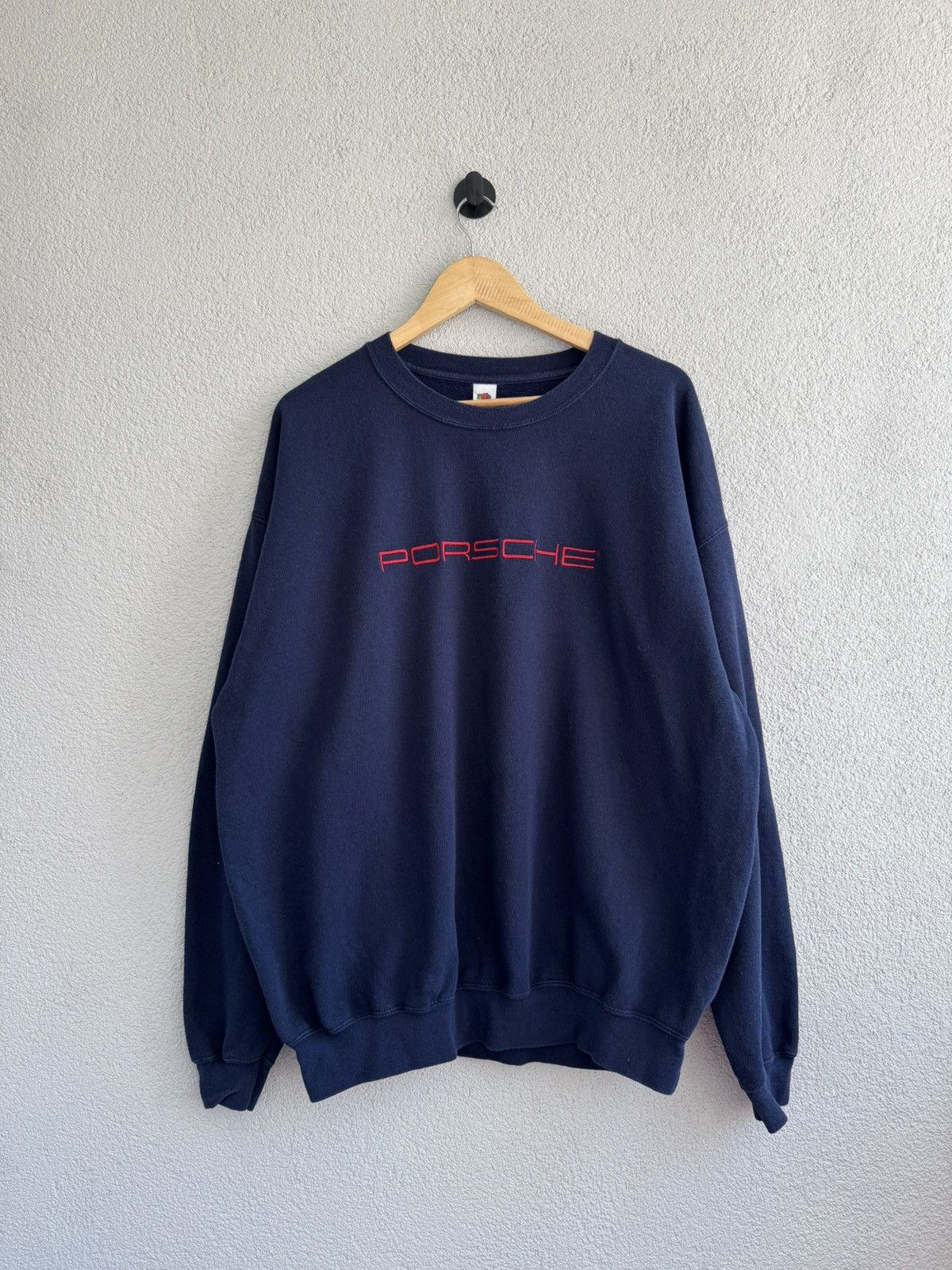 Vintage Porsche Logo Crewneck Sweatshirt Size L Size US XXL / EU 58 / 5 - 1 Thumbnail