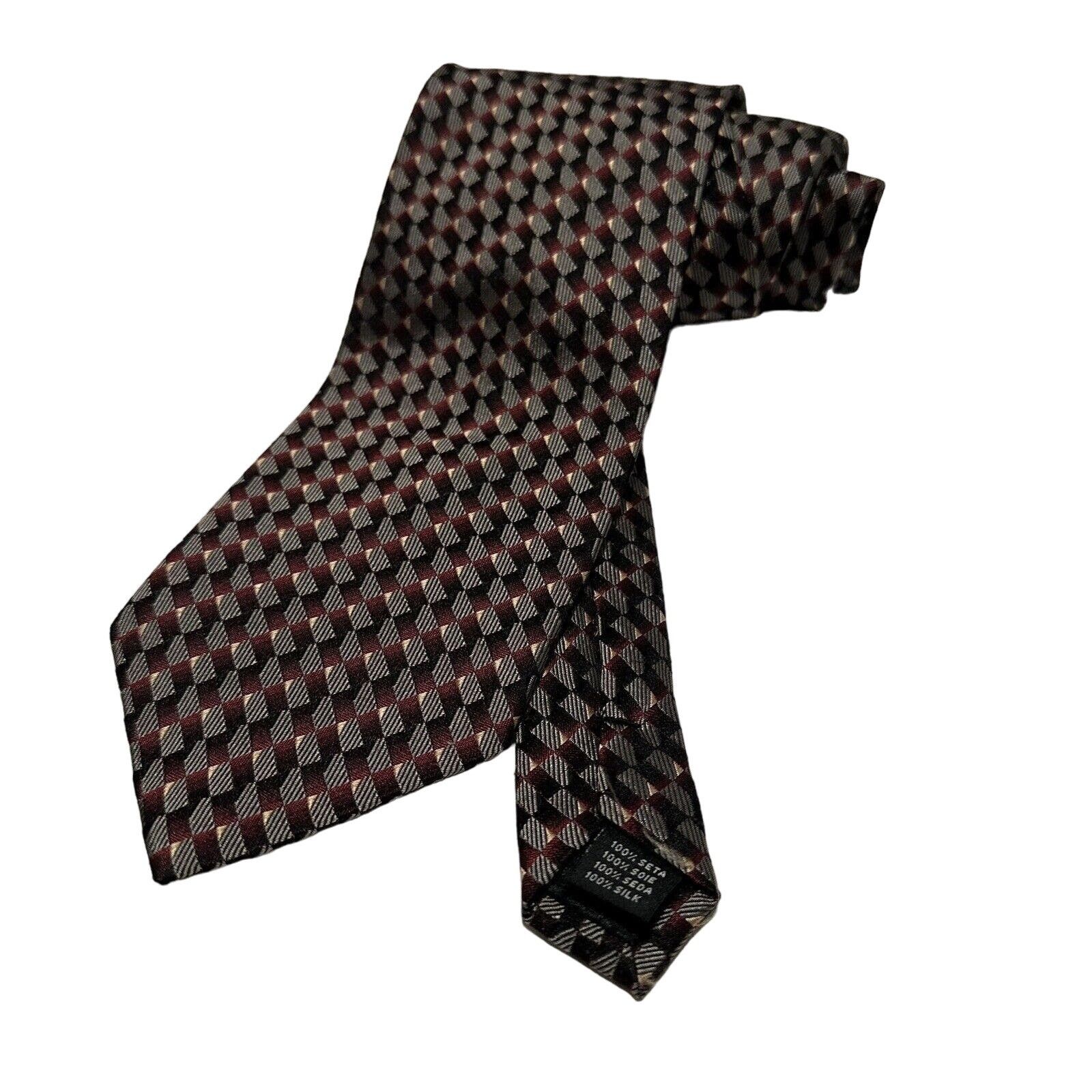 Handmade Valerio Garati HandMade Pure Silk Necktie 31/2 “Wide 60“Long Size ONE SIZE - 1 Thumbnail