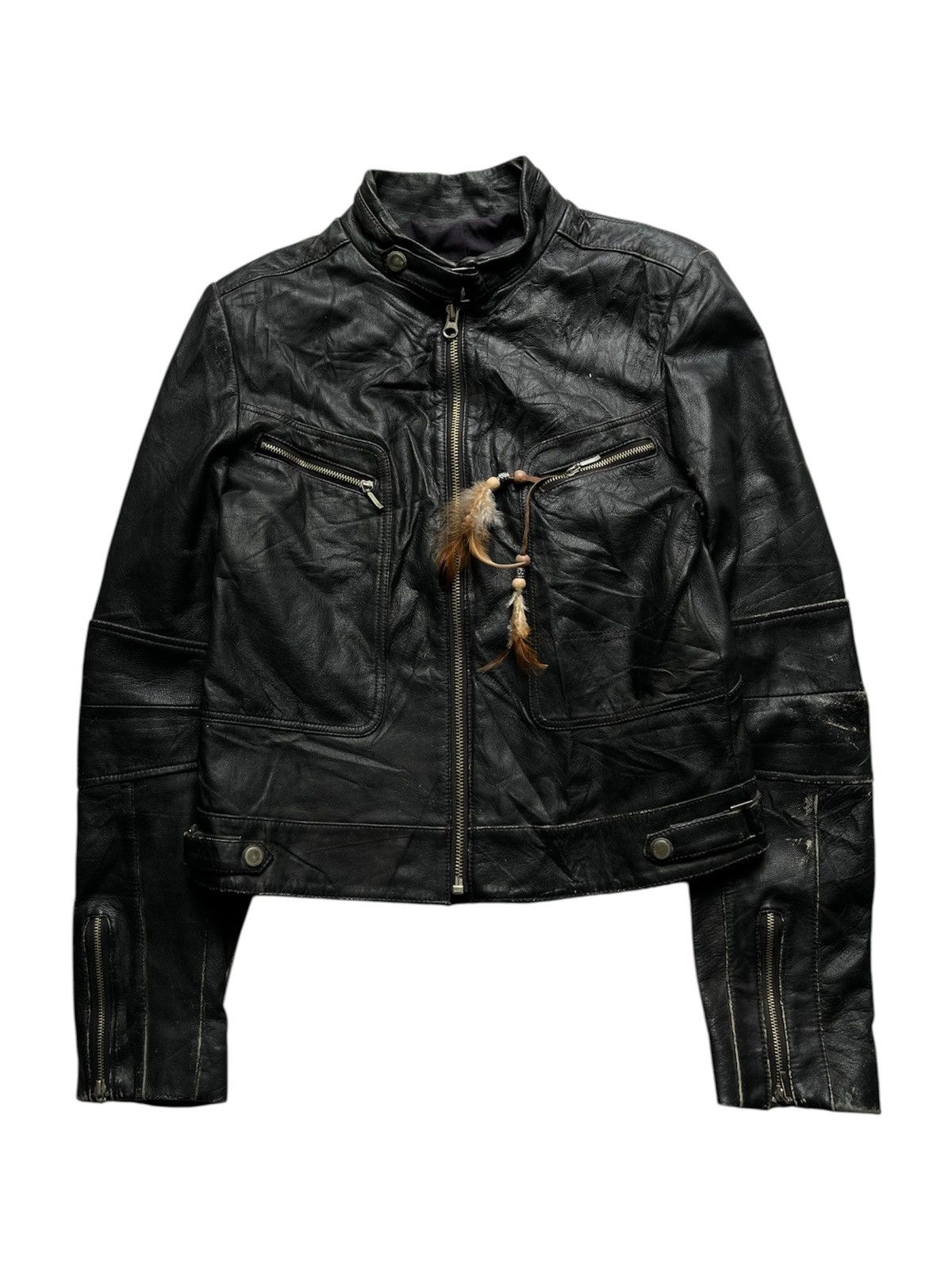 Isamu Katayama Backlash 2000s Lio Bell biker leather jacket Size US S / EU 44-46 / 1 - 1 Thumbnail