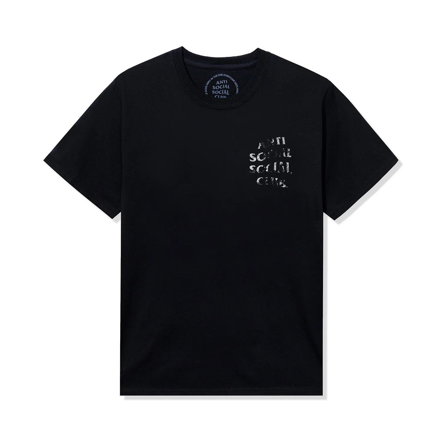 Anti Social Social Club assc 'thrashed logo flip' tee (blk) M Size US M / EU 48-50 / 2 - 2 Thumbnail